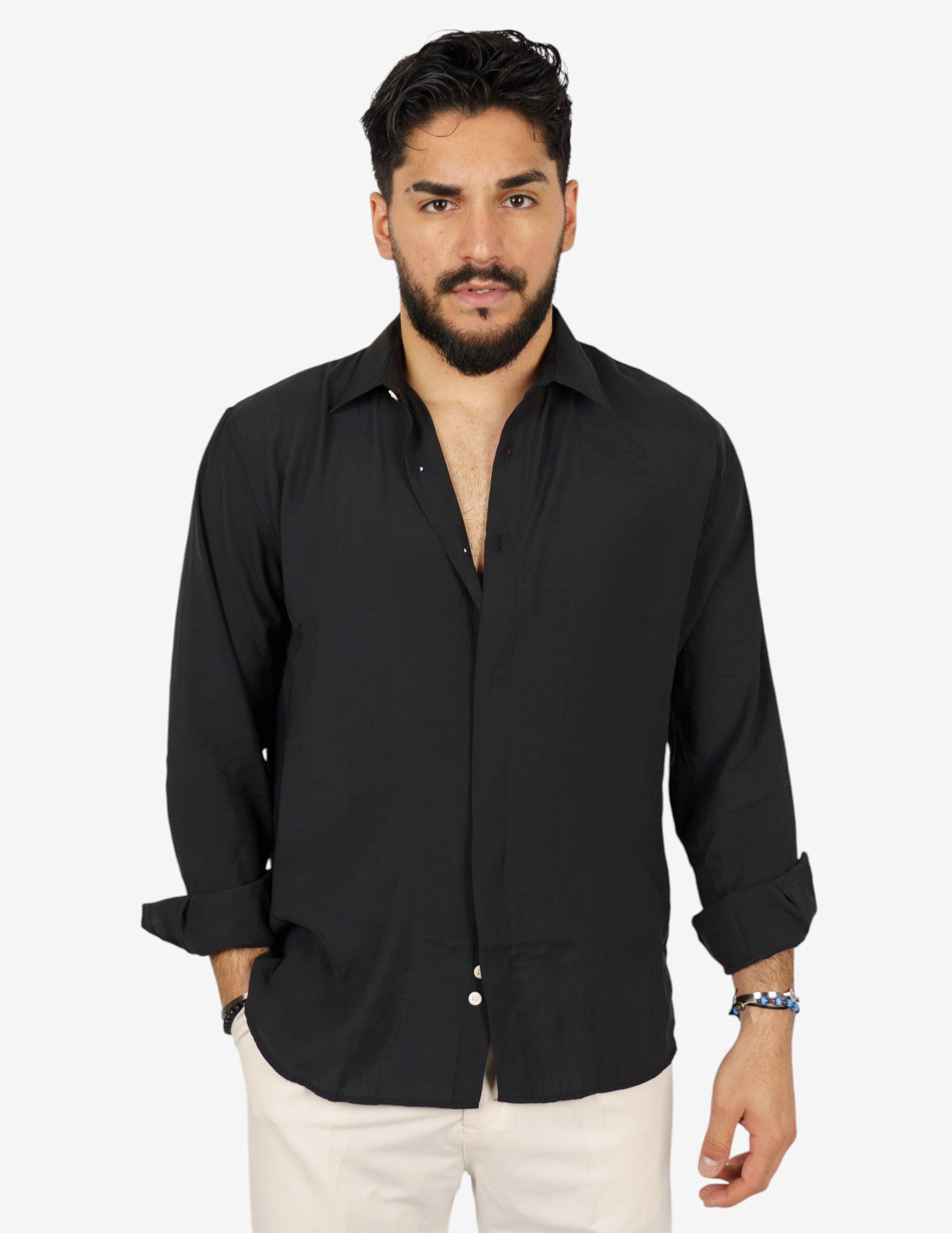 camicia morbida in tessuto leggero