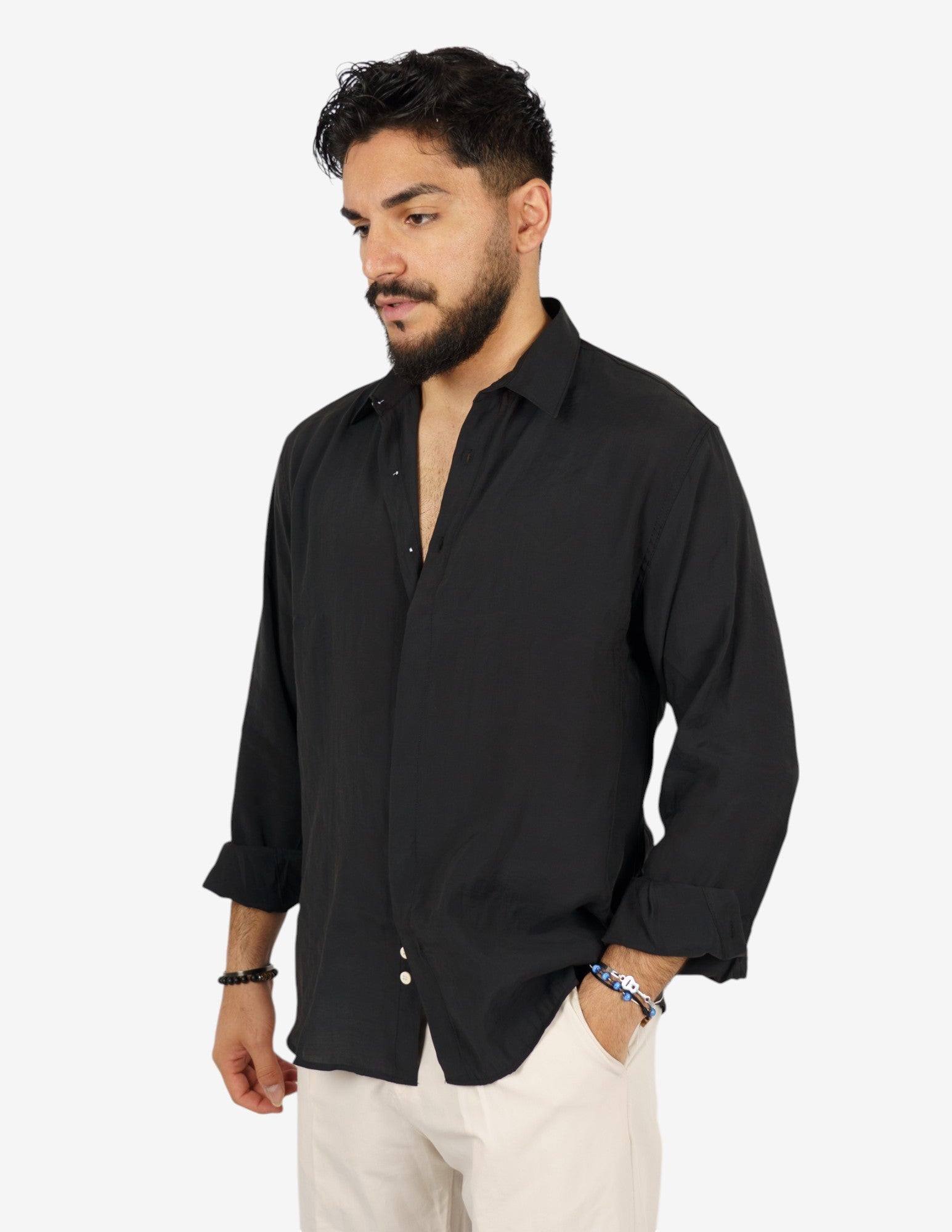 camicia morbida in tessuto leggero