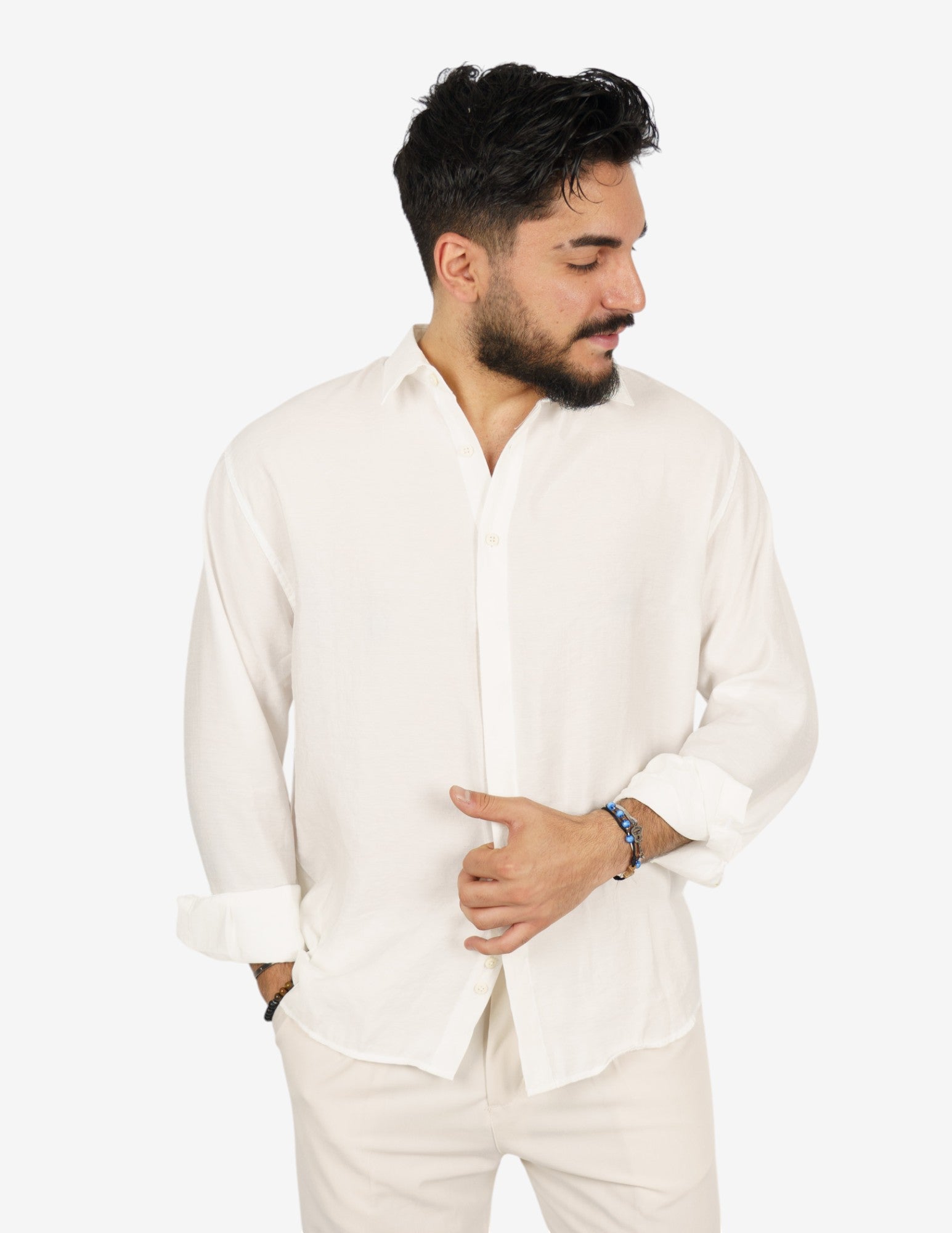 camicia morbida in tessuto leggero