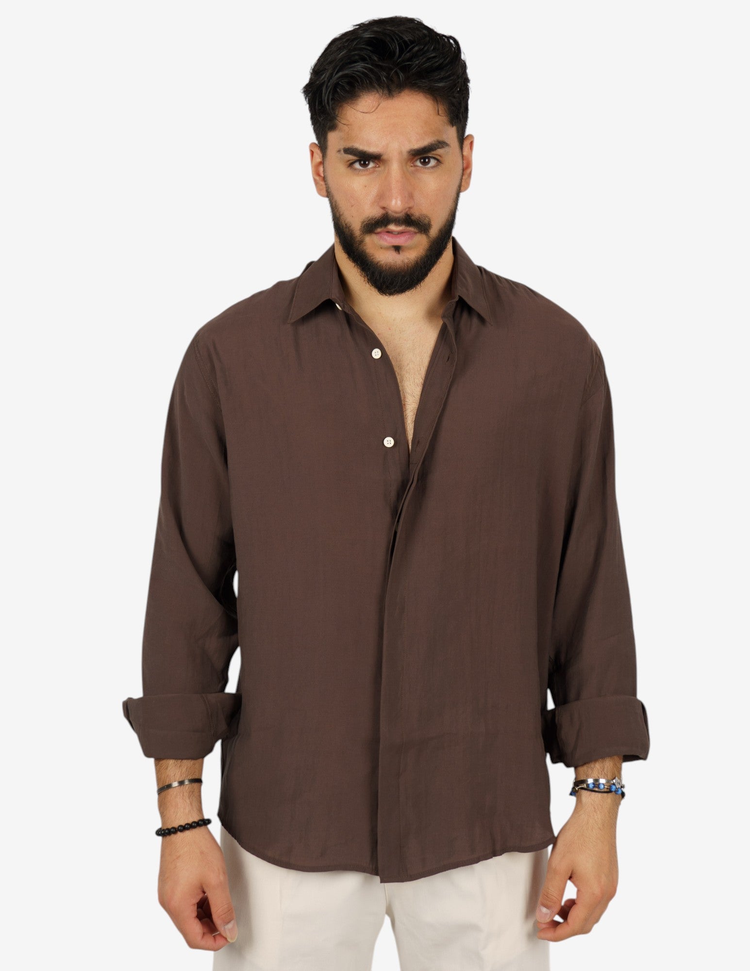 camicia morbida in tessuto leggero