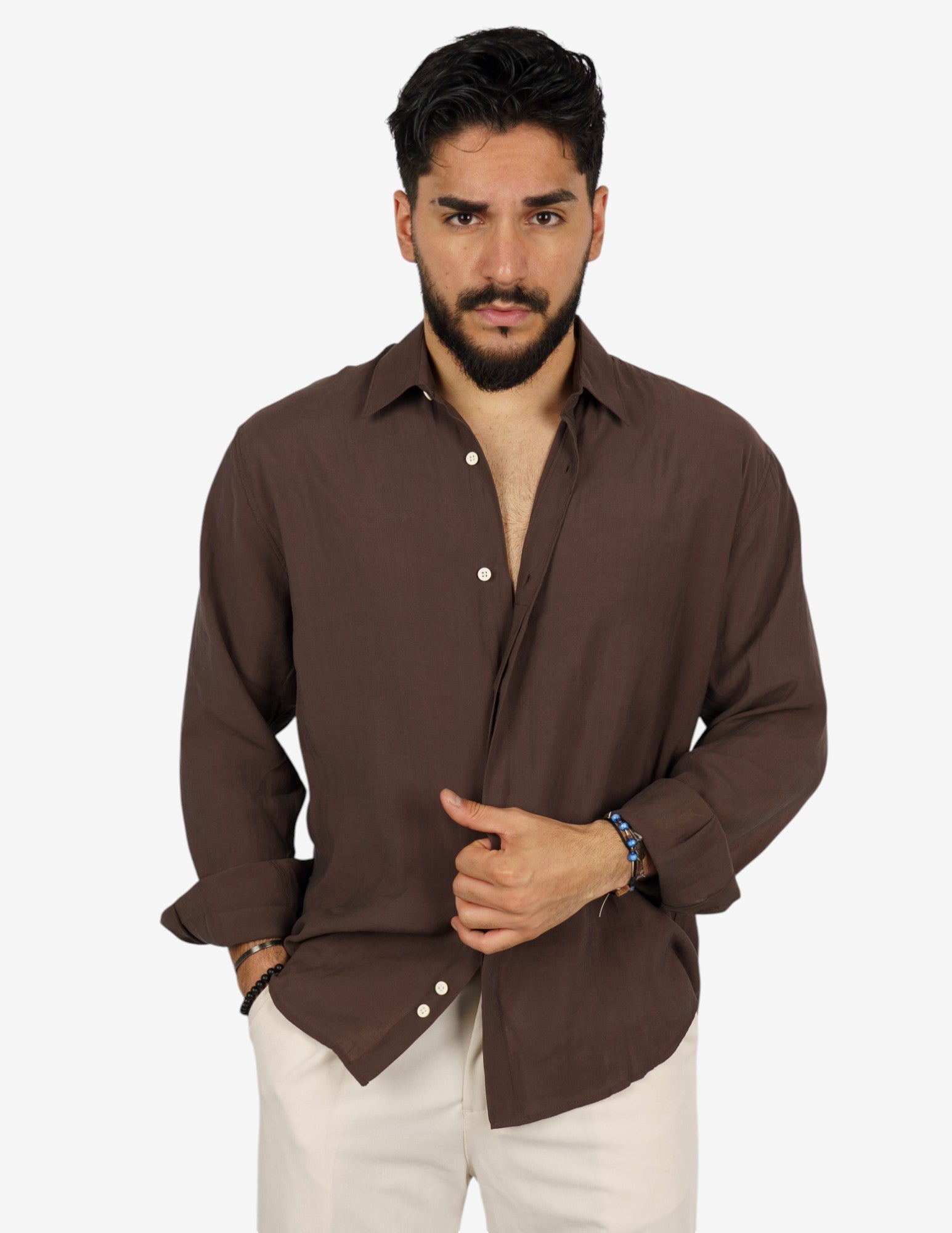 camicia morbida in tessuto leggero