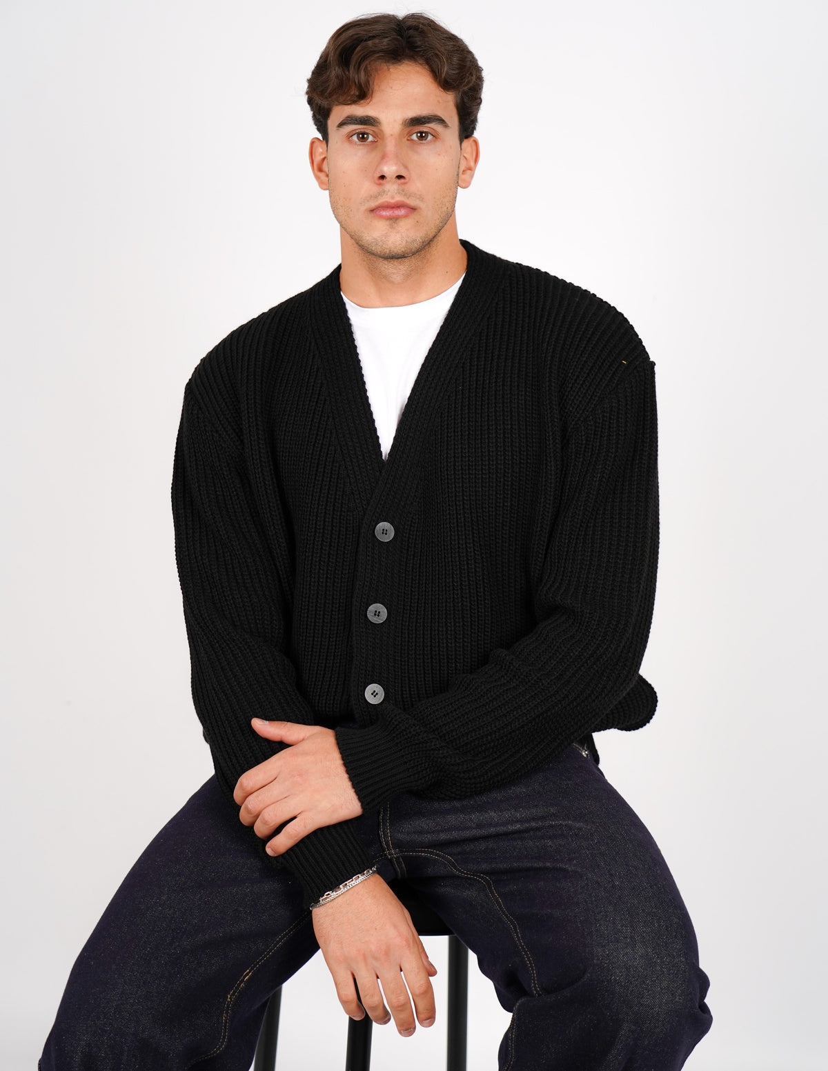 cardigan crop tinta unita