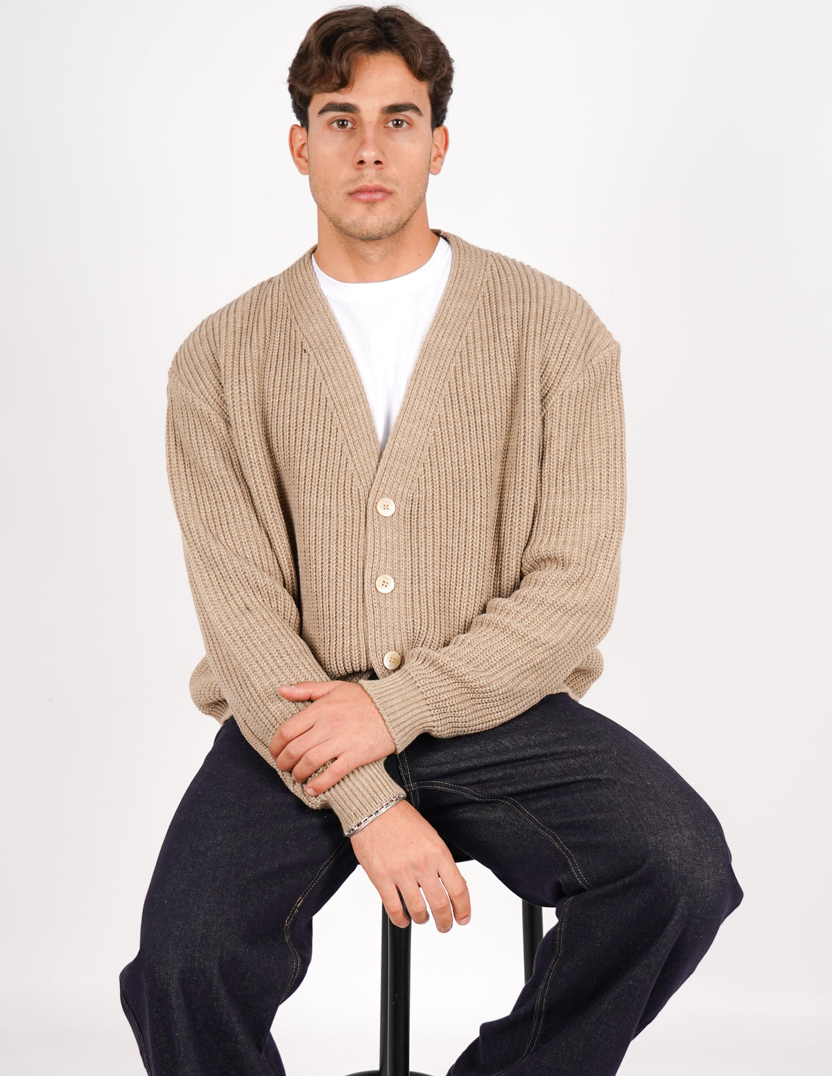 cardigan crop tinta unita