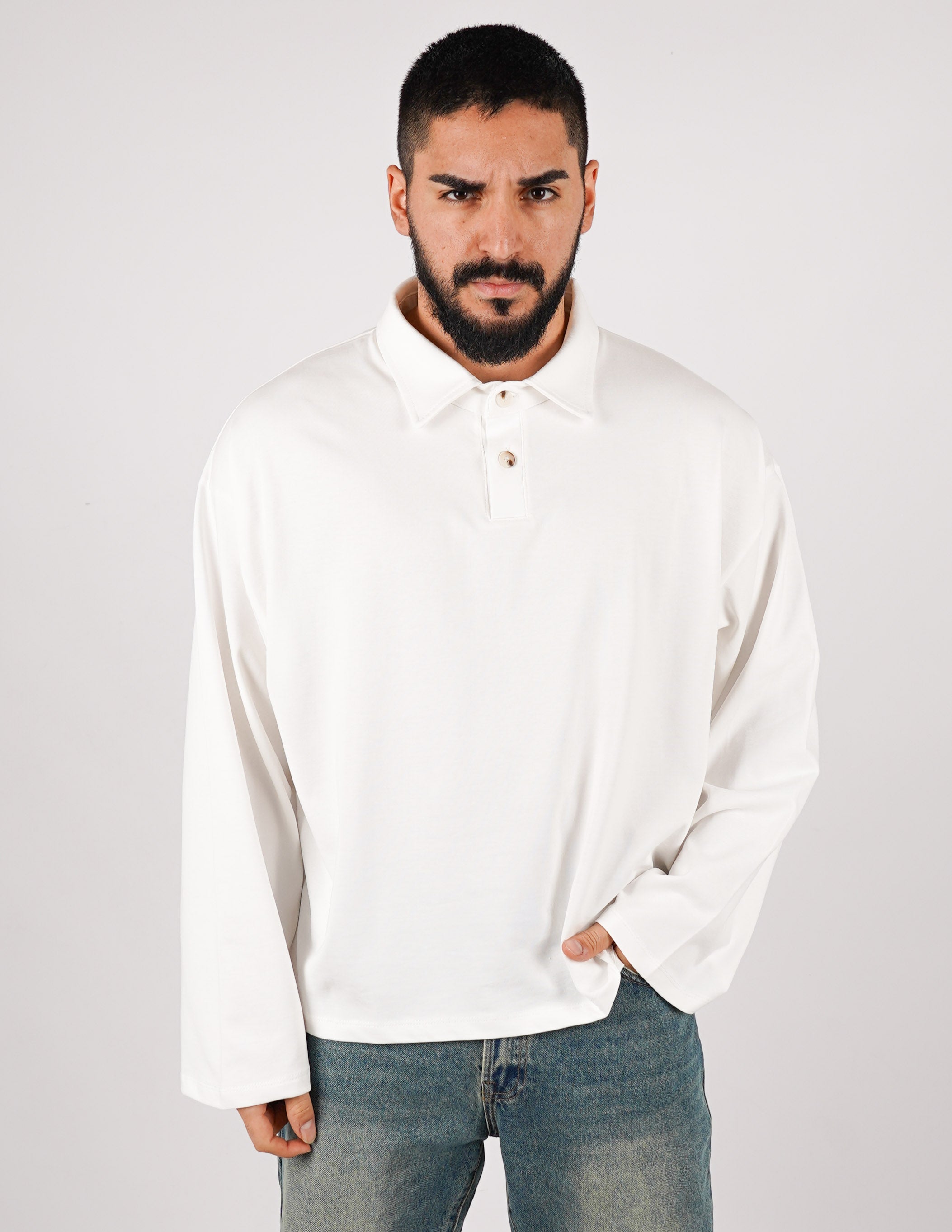 POLO OVERSIZE IN COTONE