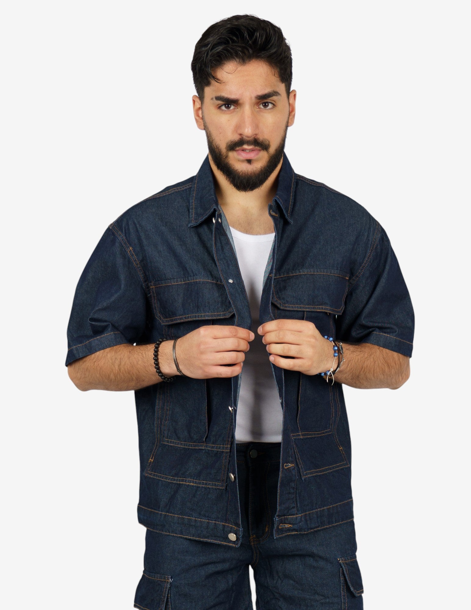 coordinato in denim