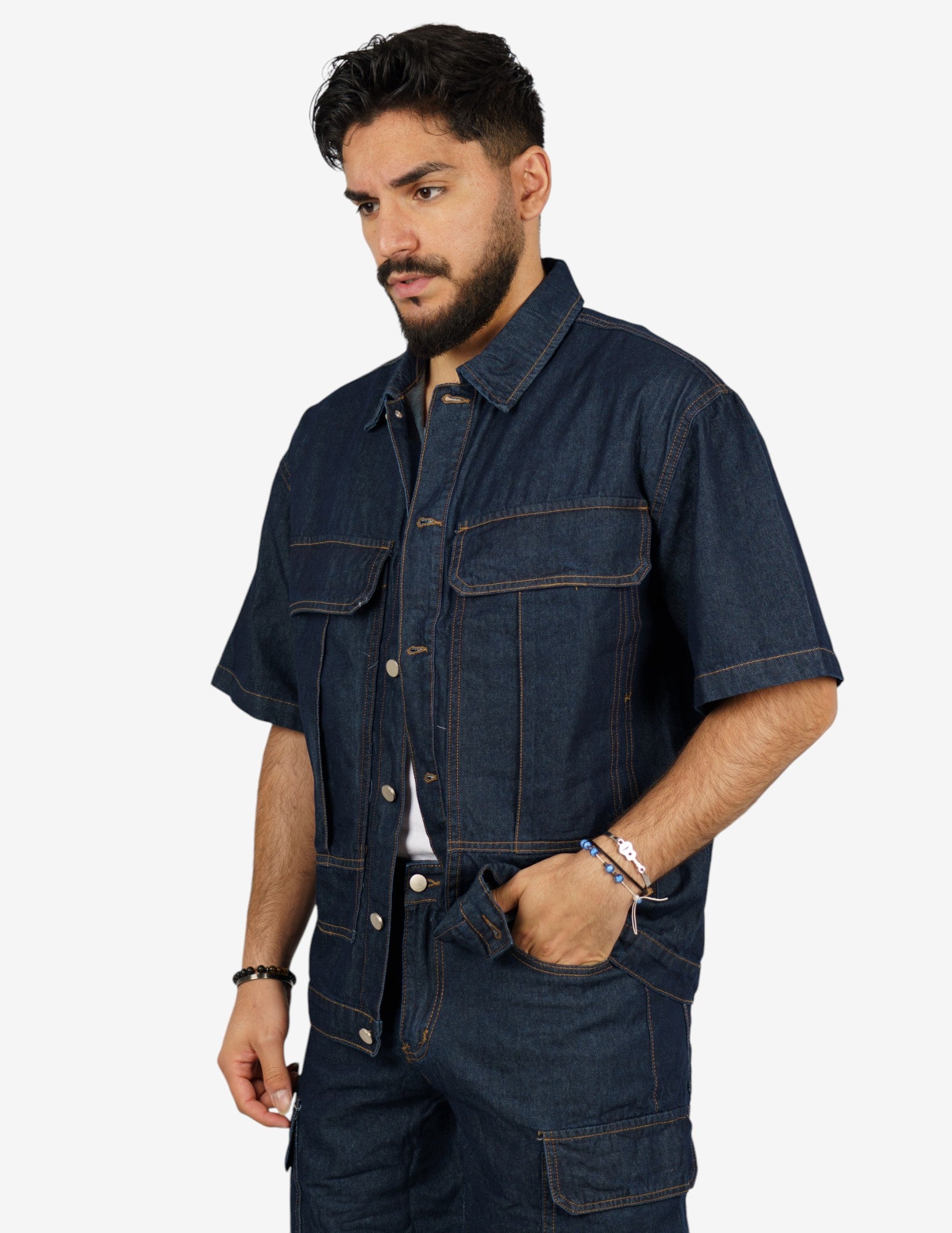 coordinato in denim