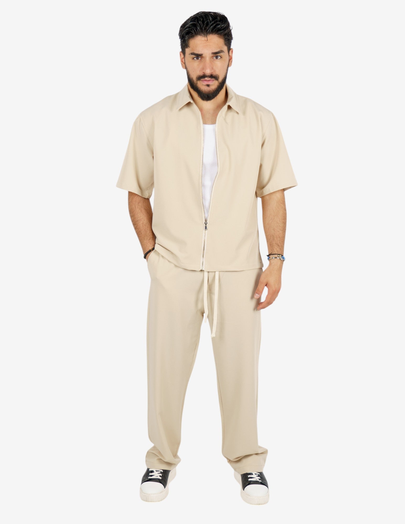 coordinato tinta unita casual