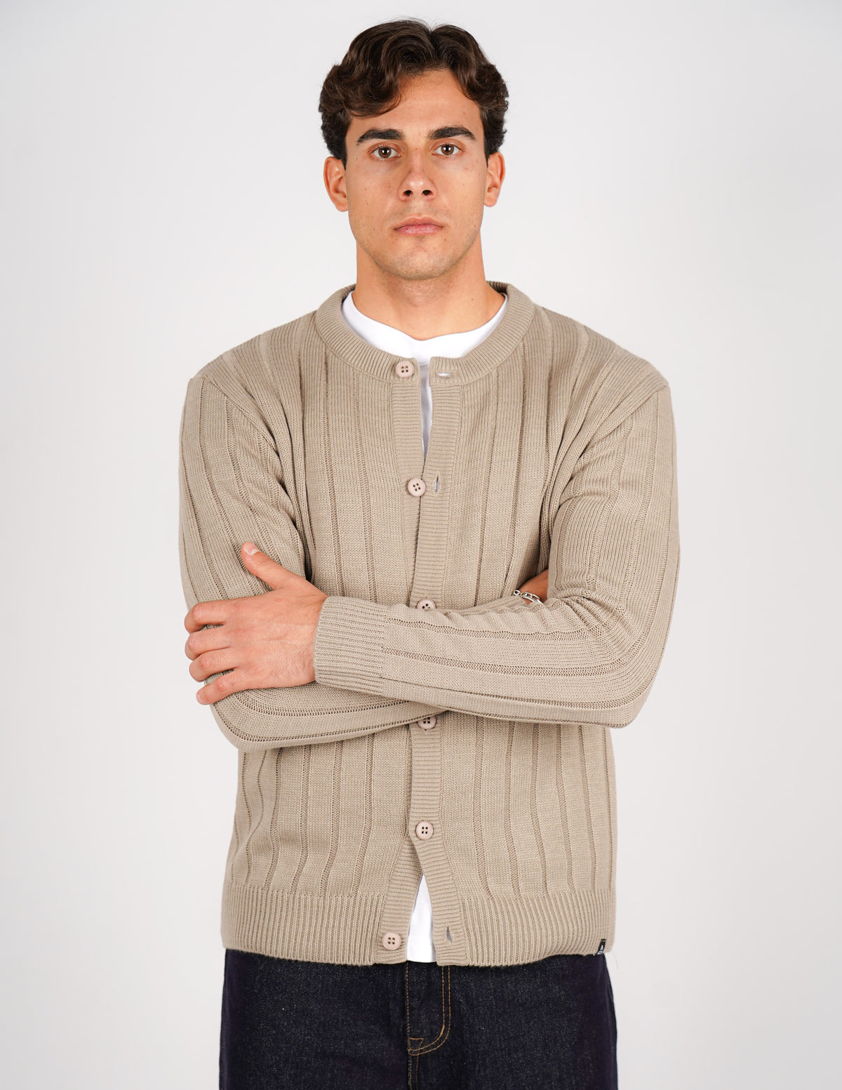 cardigan coreano lavorazione a treccia
