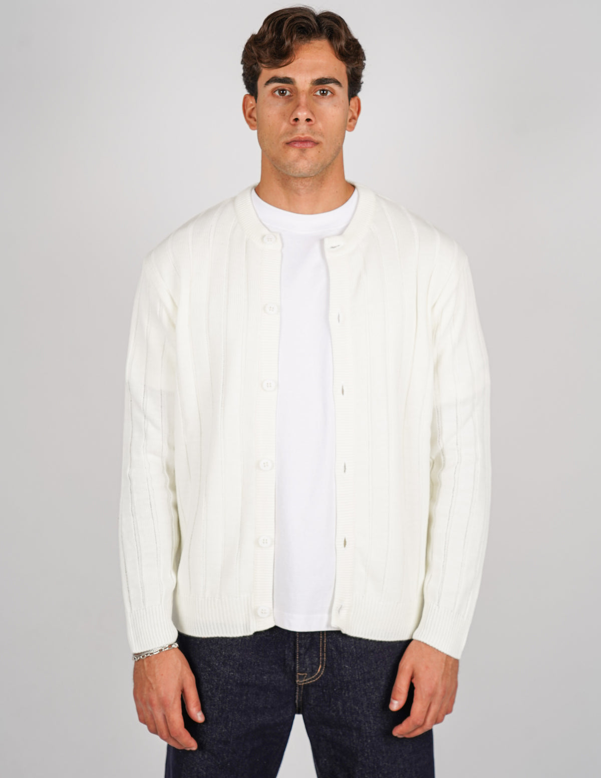 cardigan coreano lavorazione a treccia