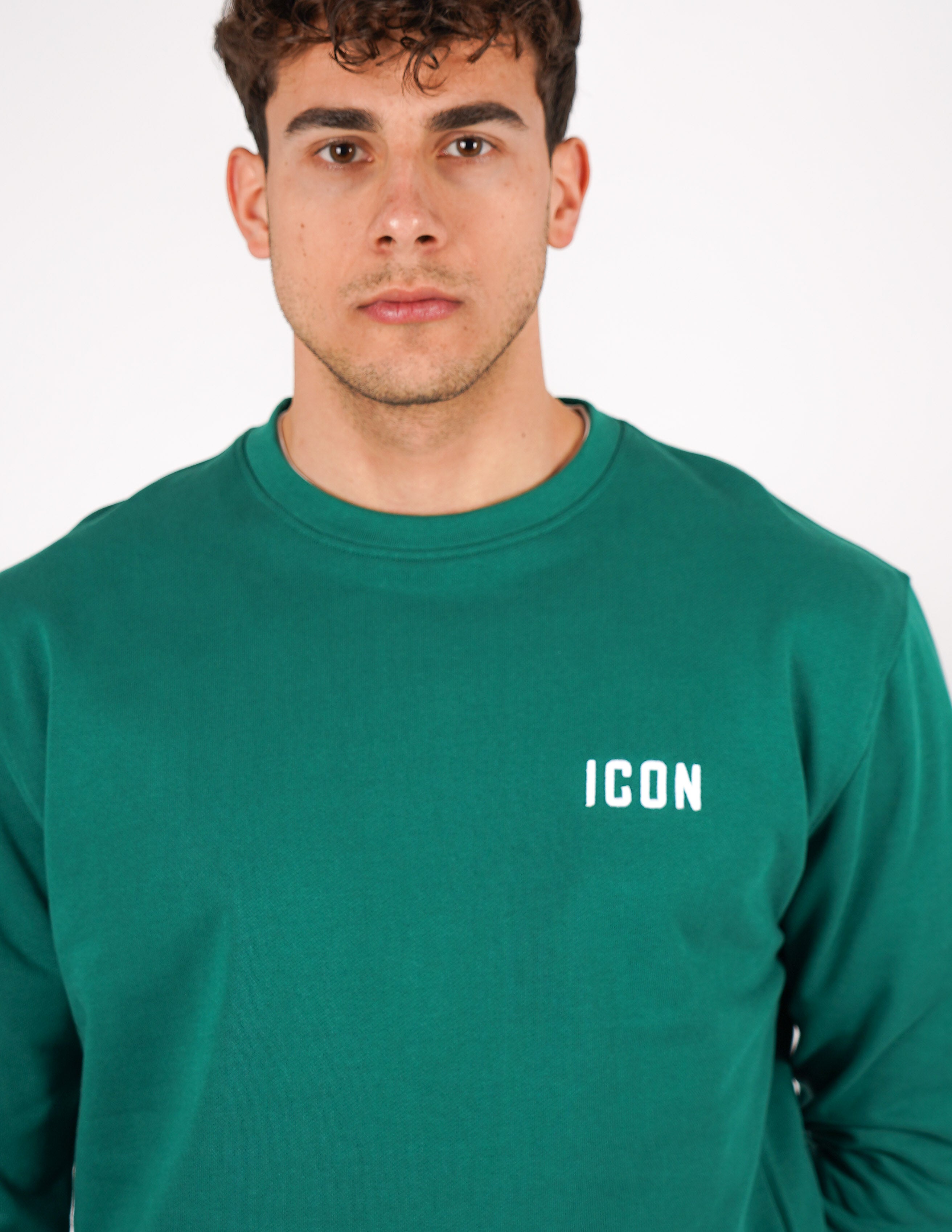felpa icon girocollo