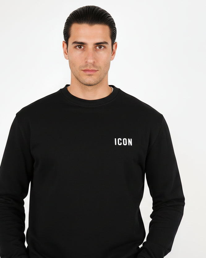 felpa icon girocollo