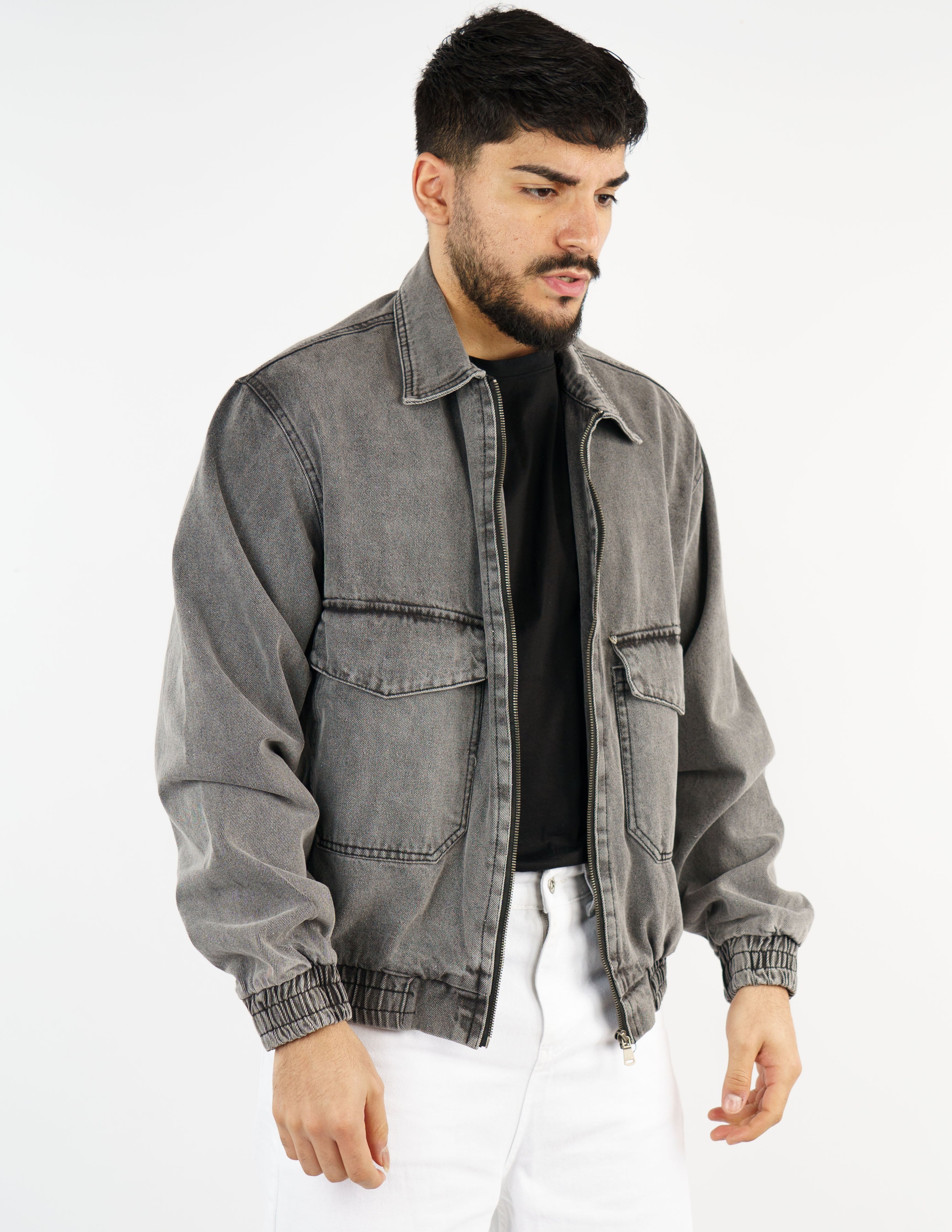 giubbino in denim