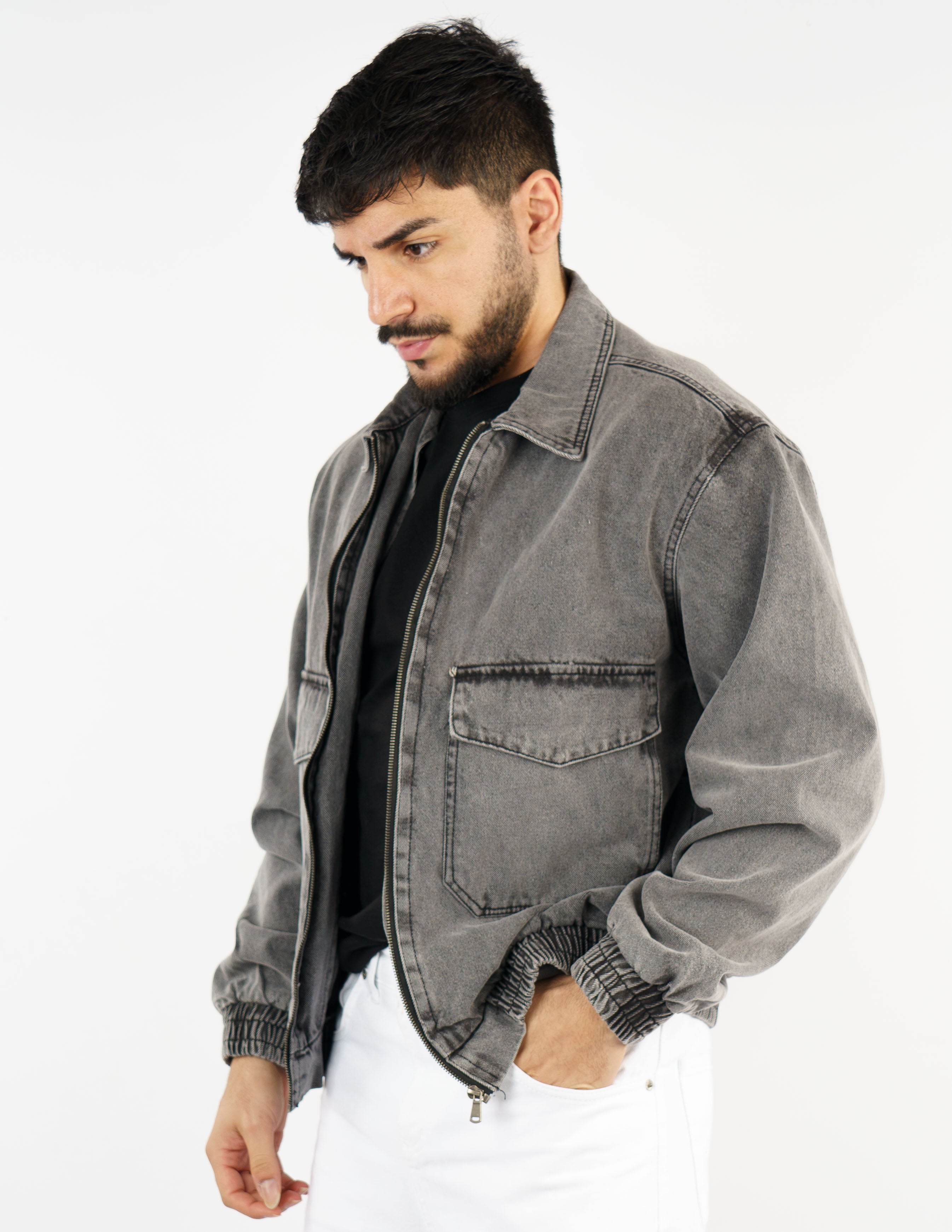giubbino in denim