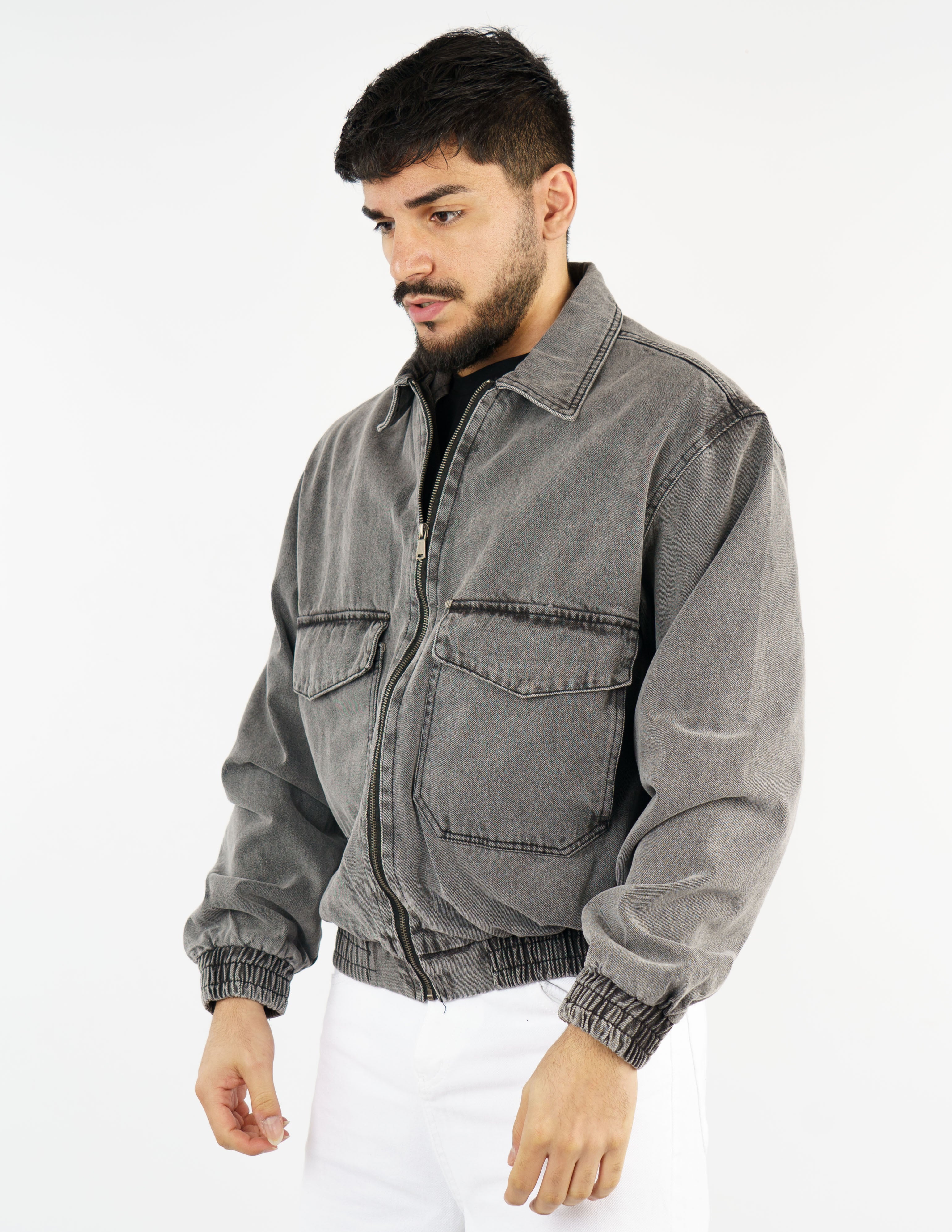 giubbino in denim