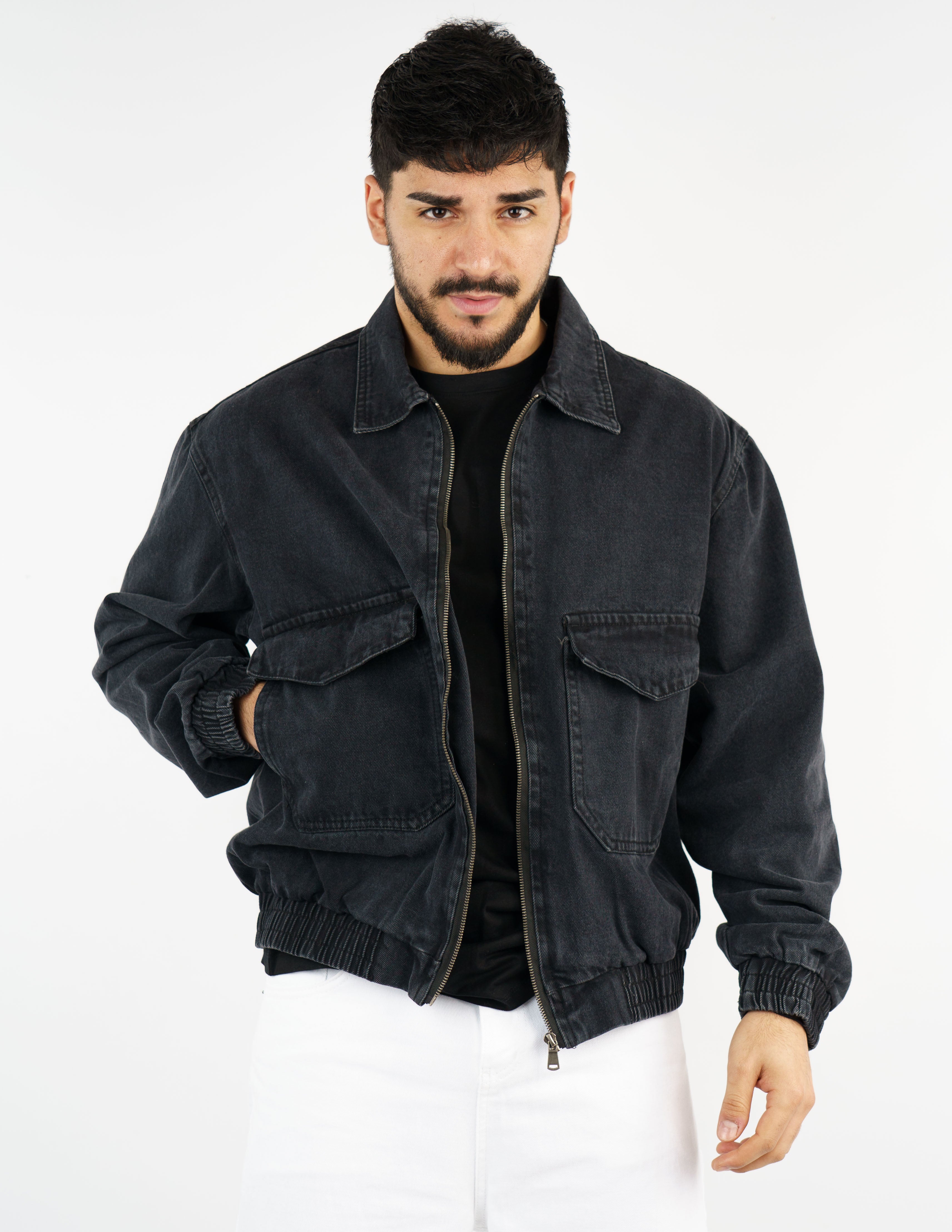 giubbino in denim