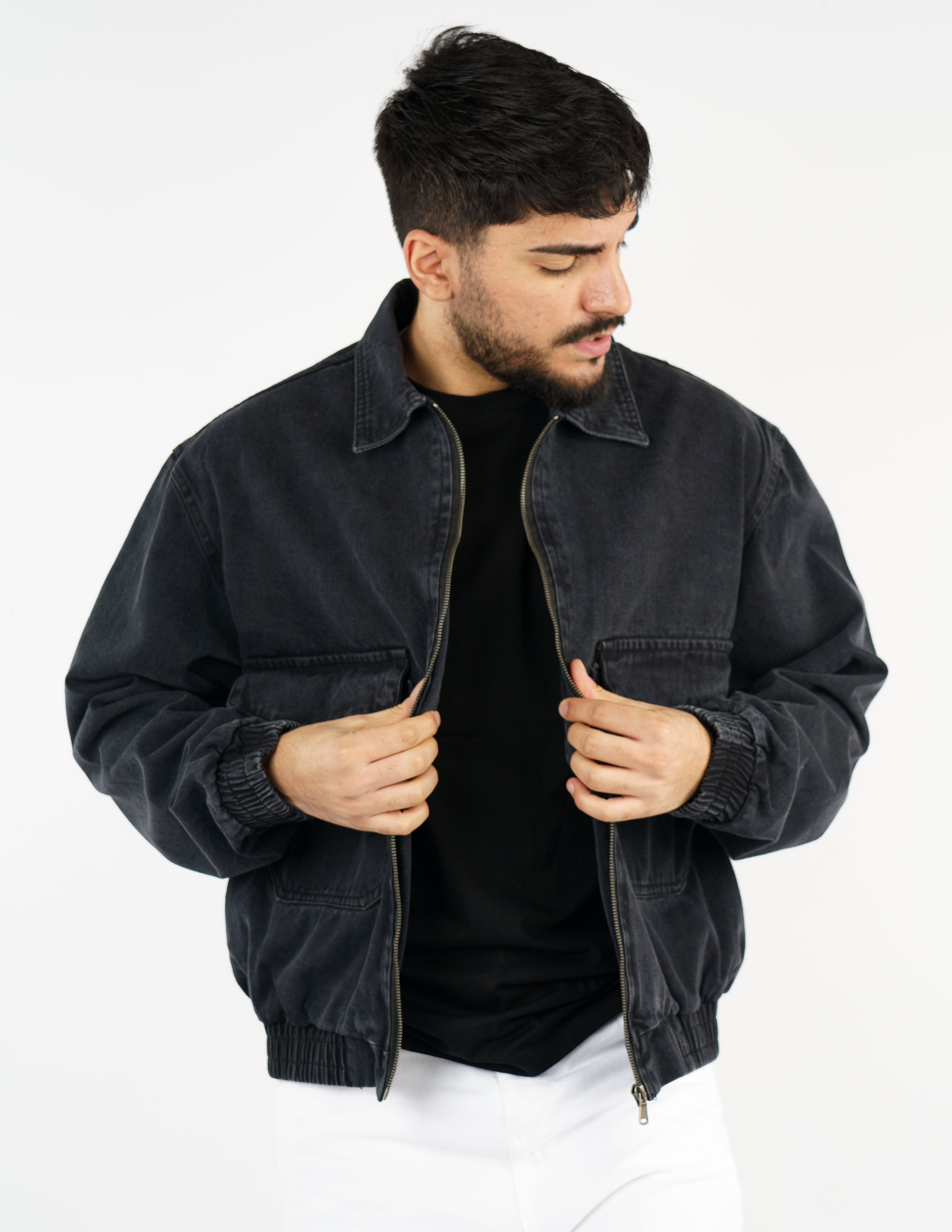 giubbino in denim