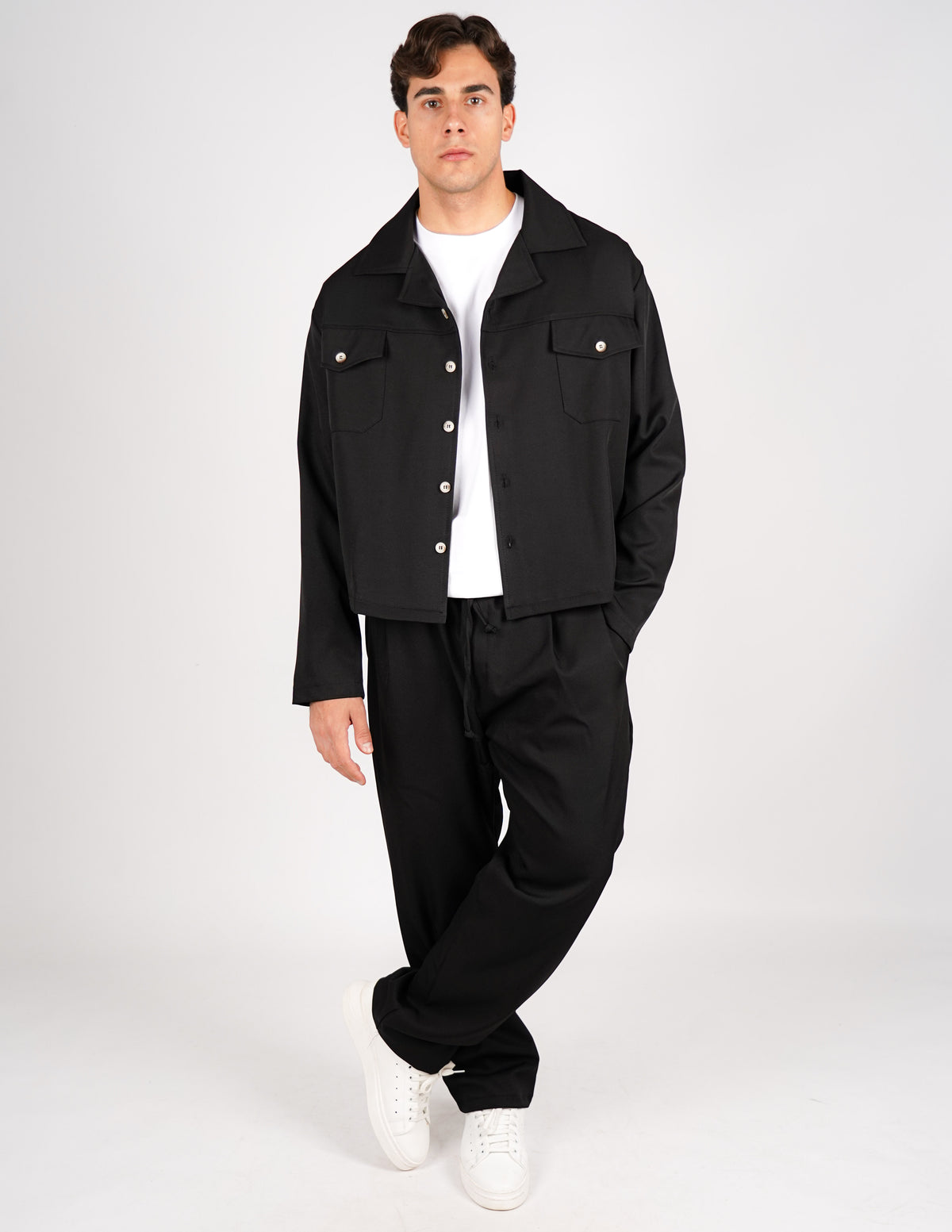 coordinato con giubbino + jogger baggy