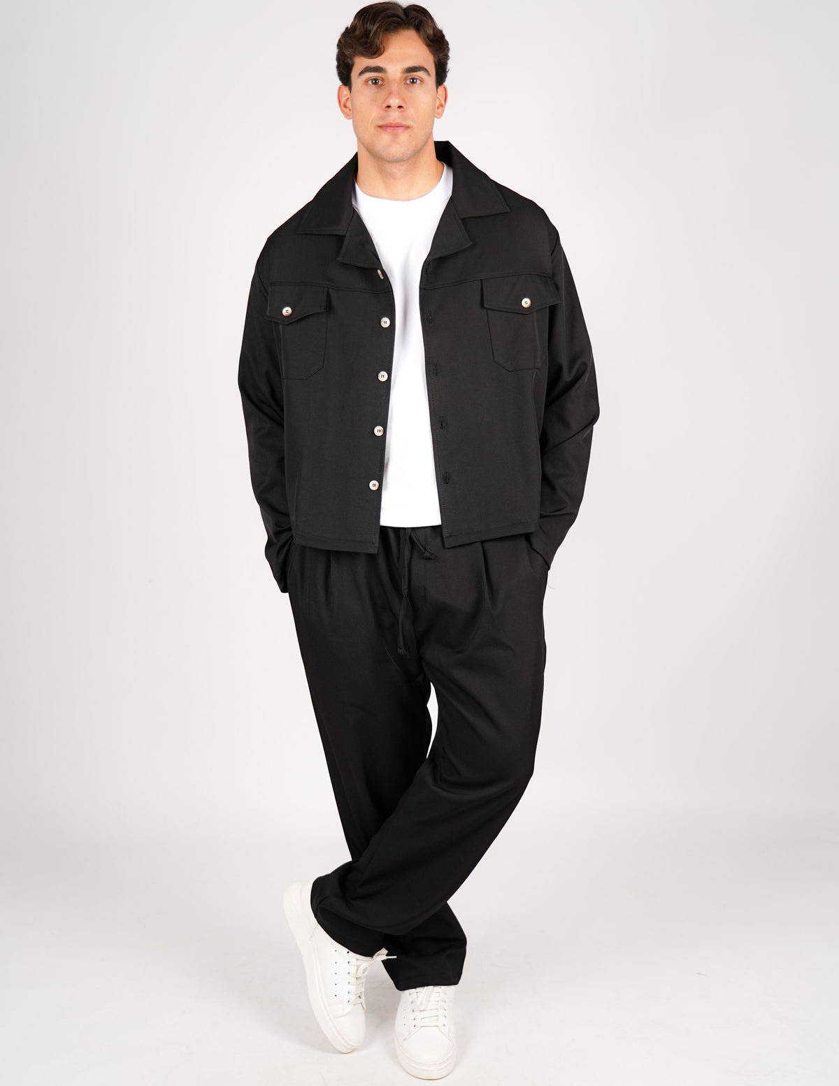 coordinato con giubbino + jogger baggy