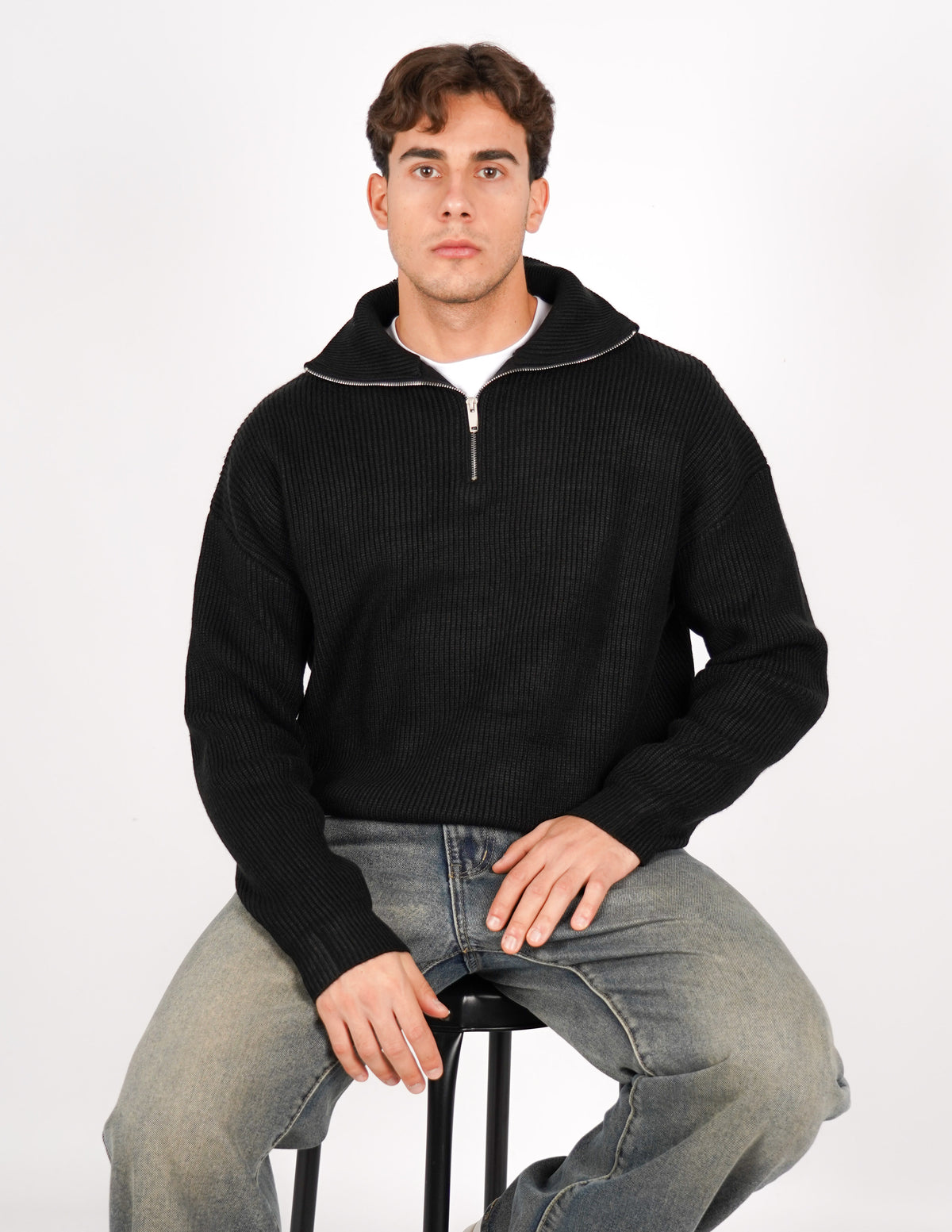maglione camionista crop fit