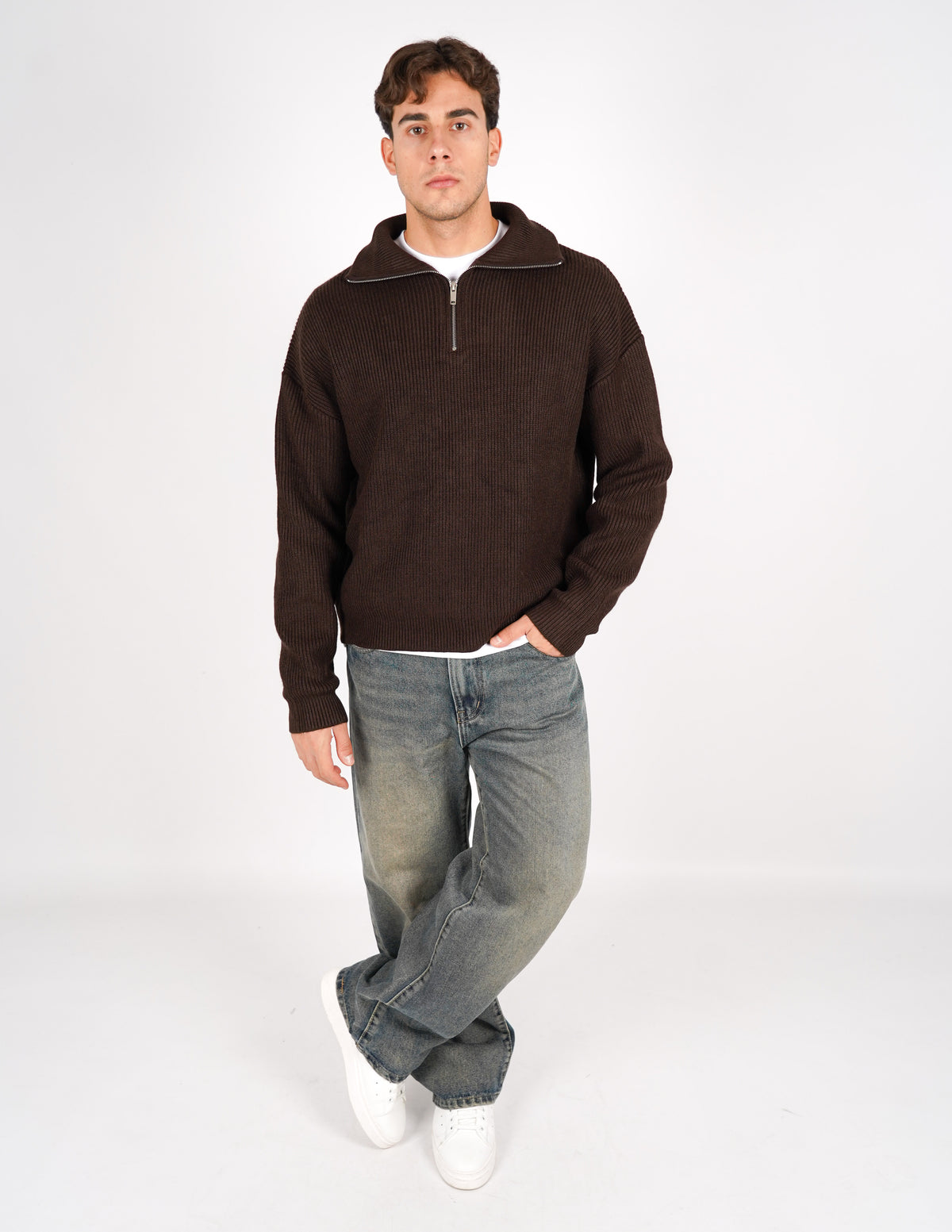 maglione camionista crop fit
