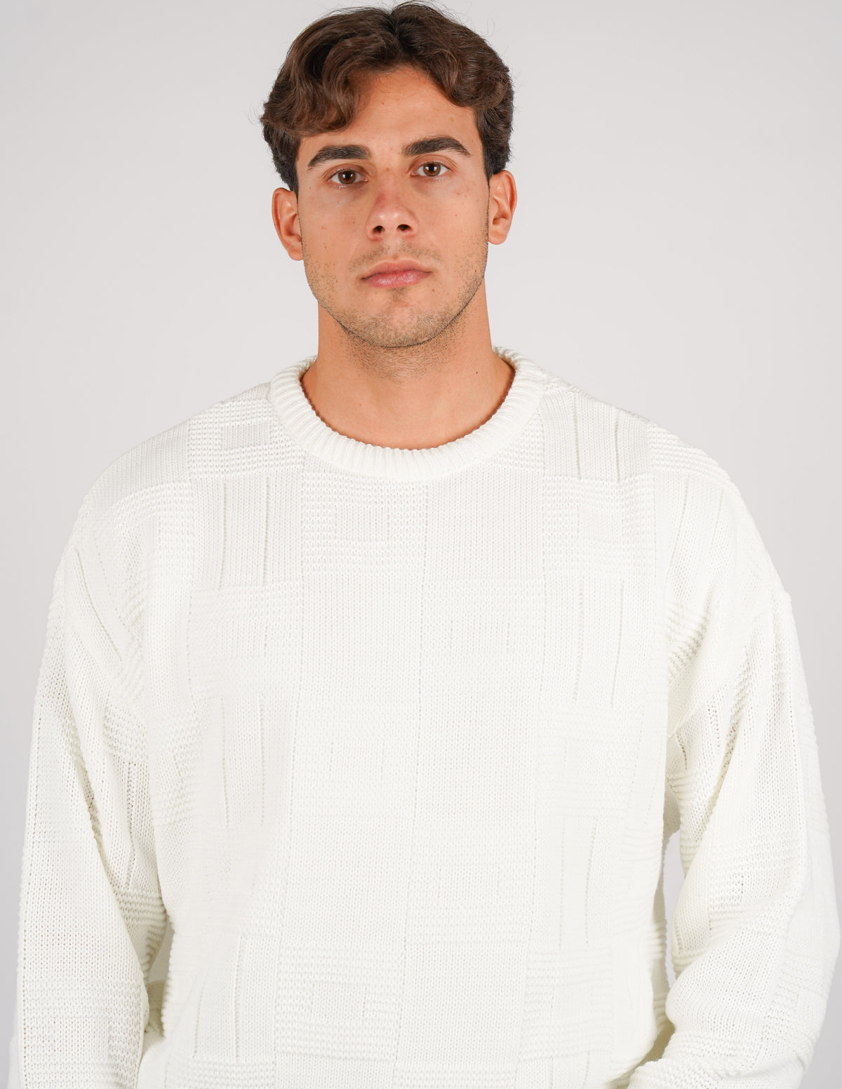 maglione crop strutturato