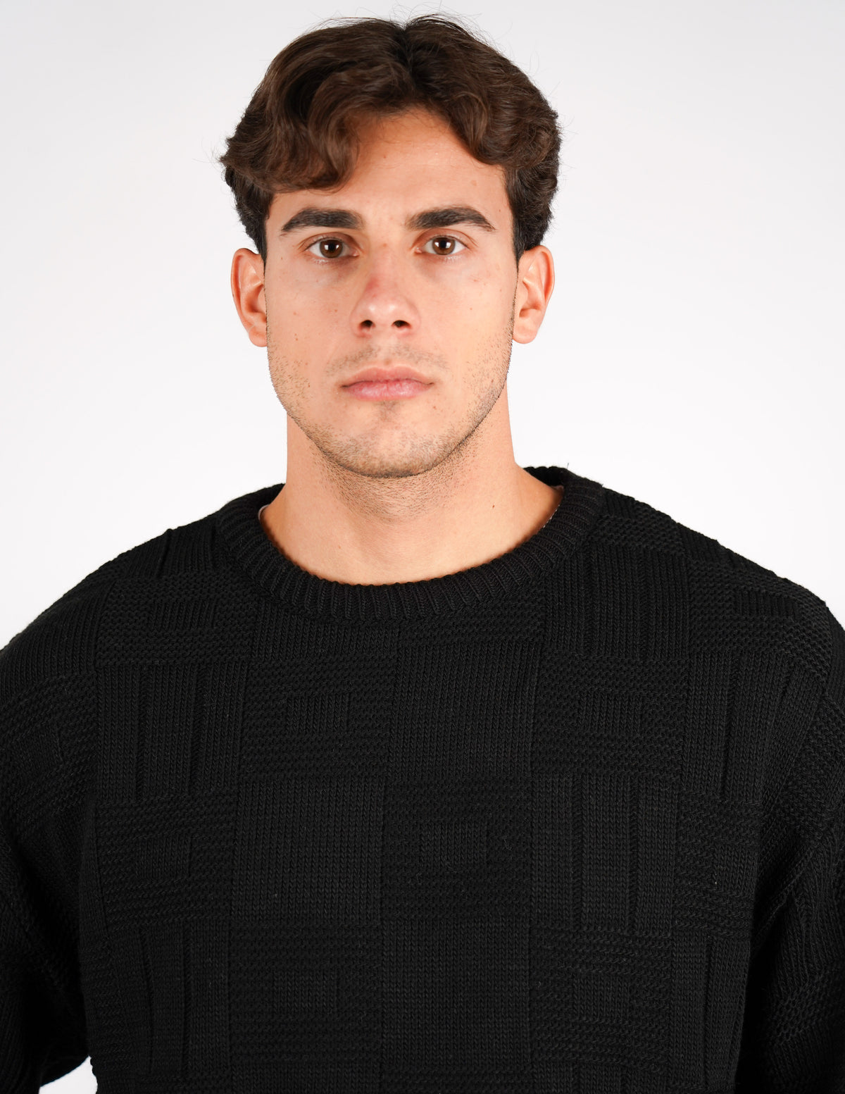 maglione crop strutturato