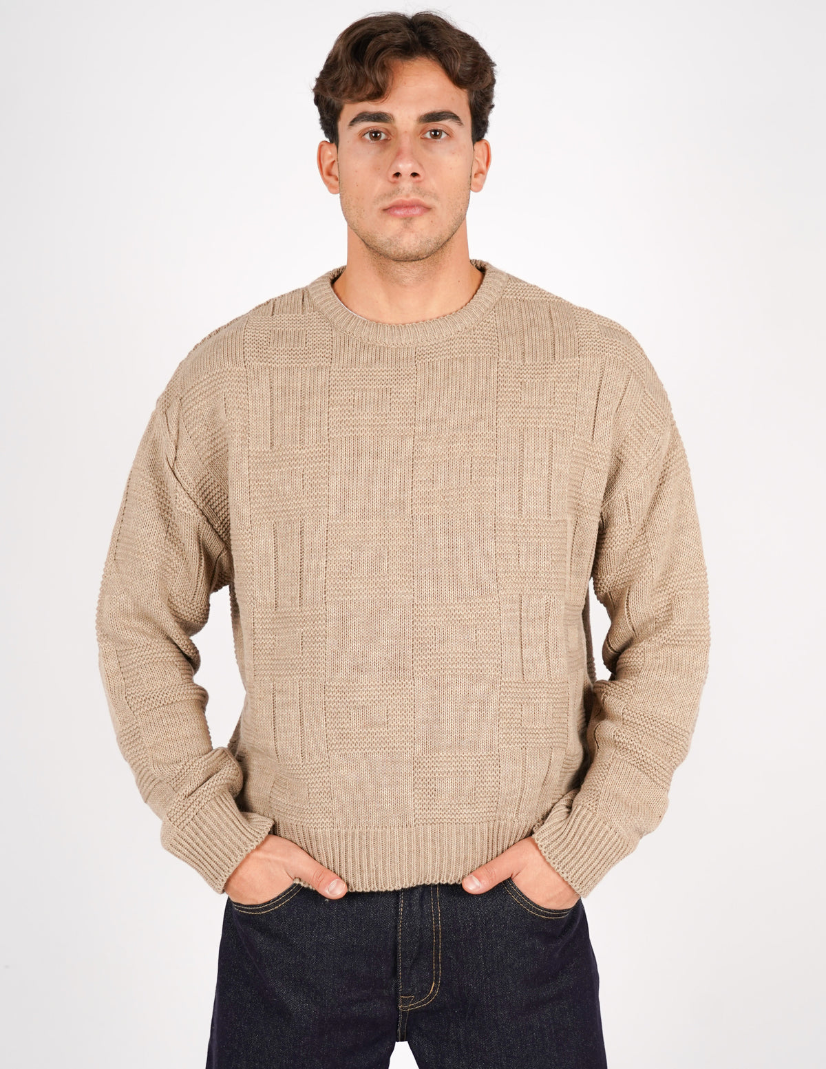 maglione crop strutturato