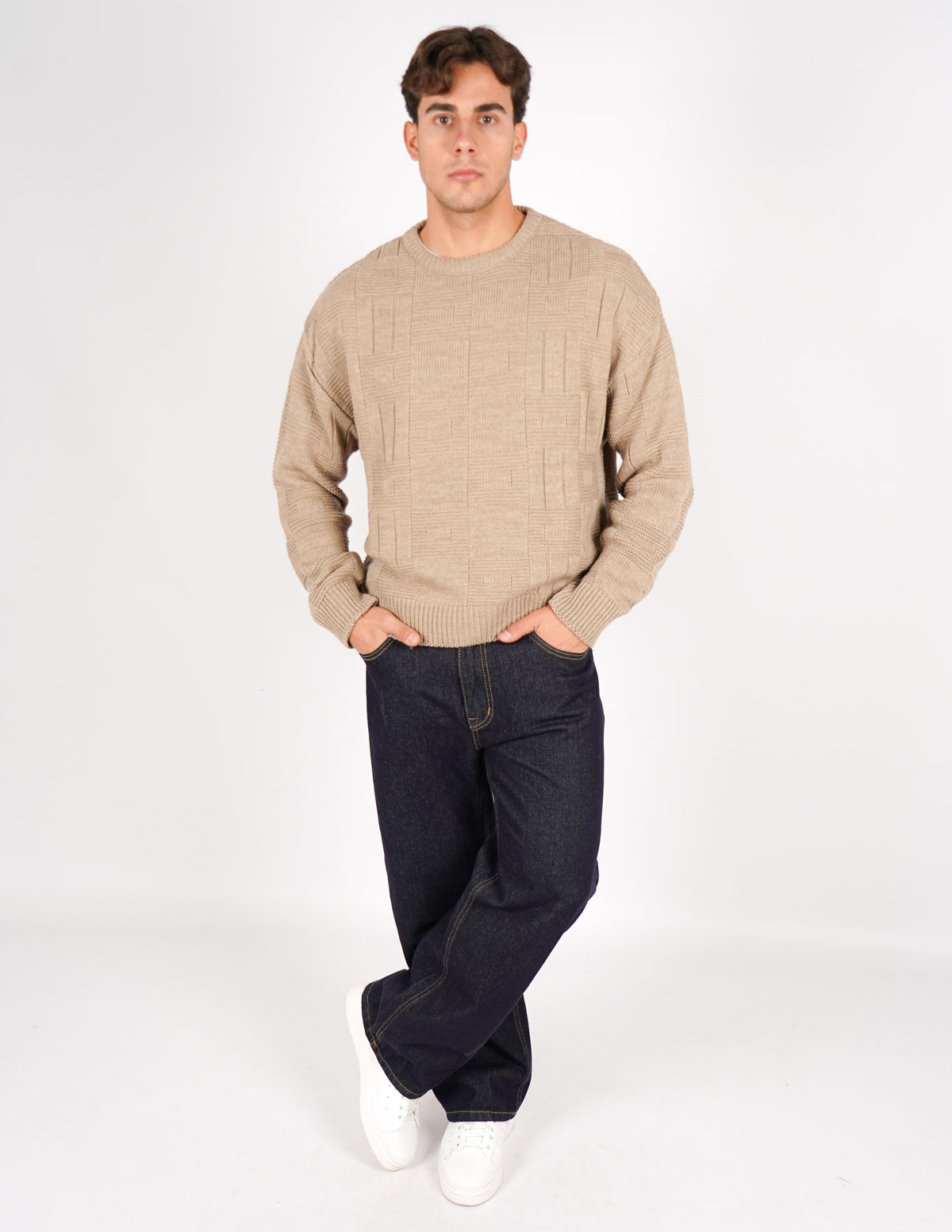 maglione crop strutturato