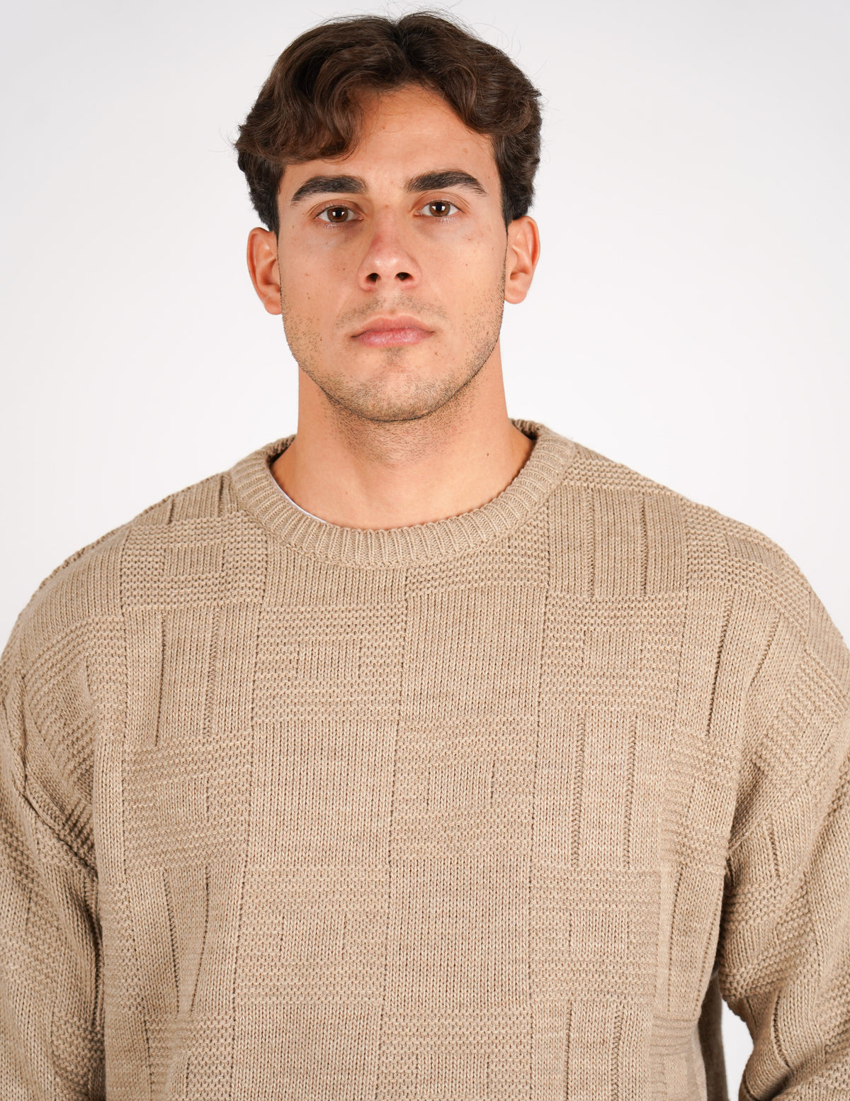 maglione crop strutturato