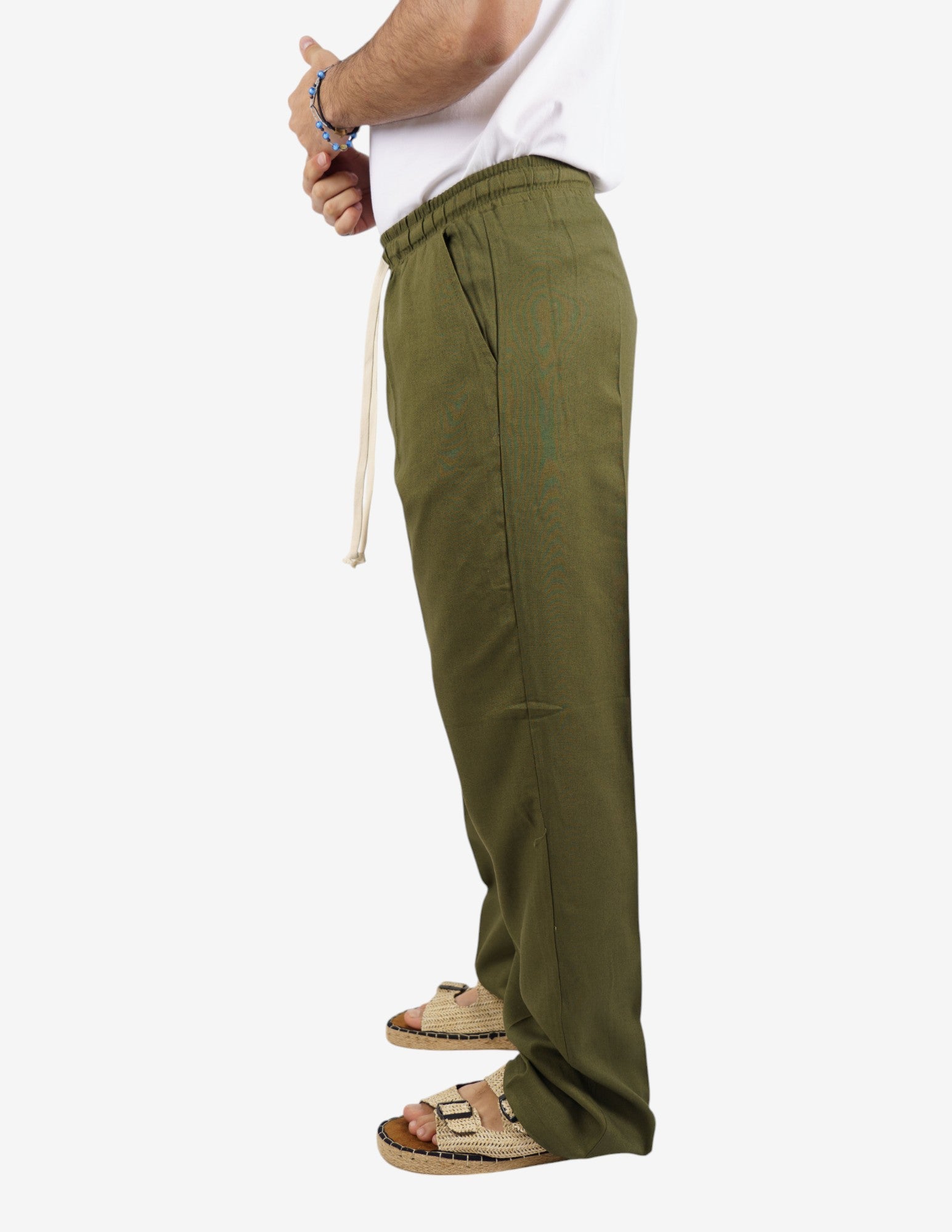 pantalaccio fondo largo in lino