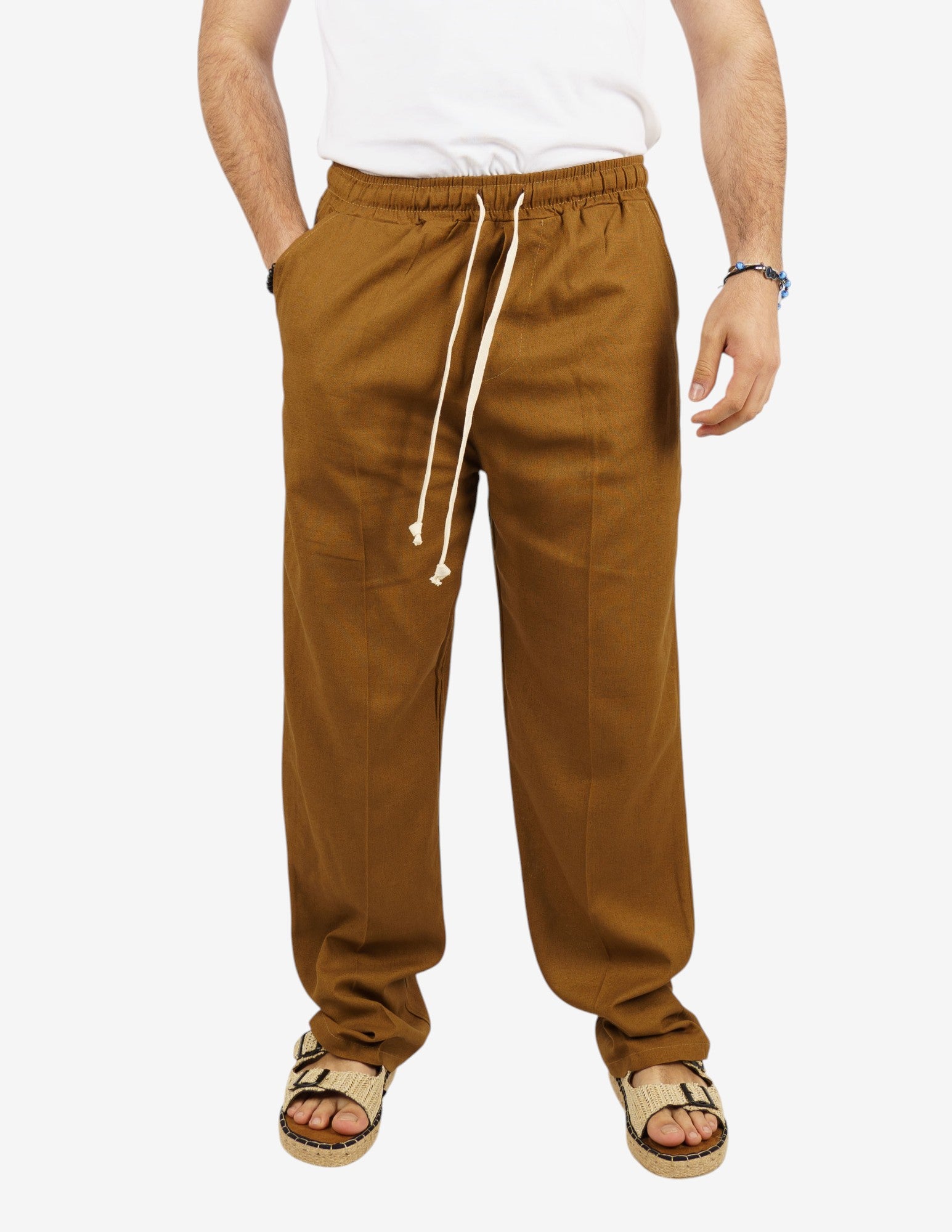 pantalaccio fondo largo in lino