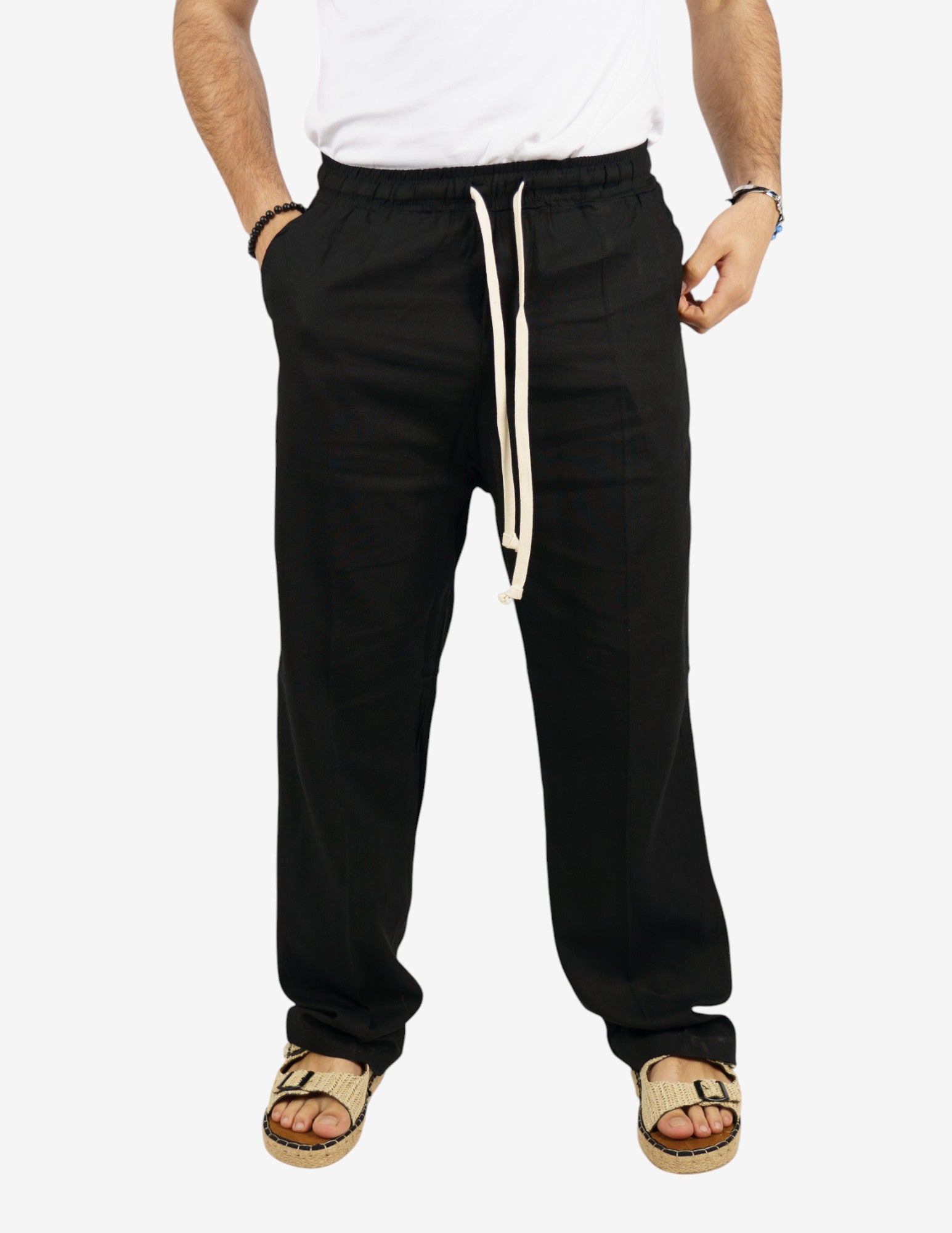 pantalaccio fondo largo in lino