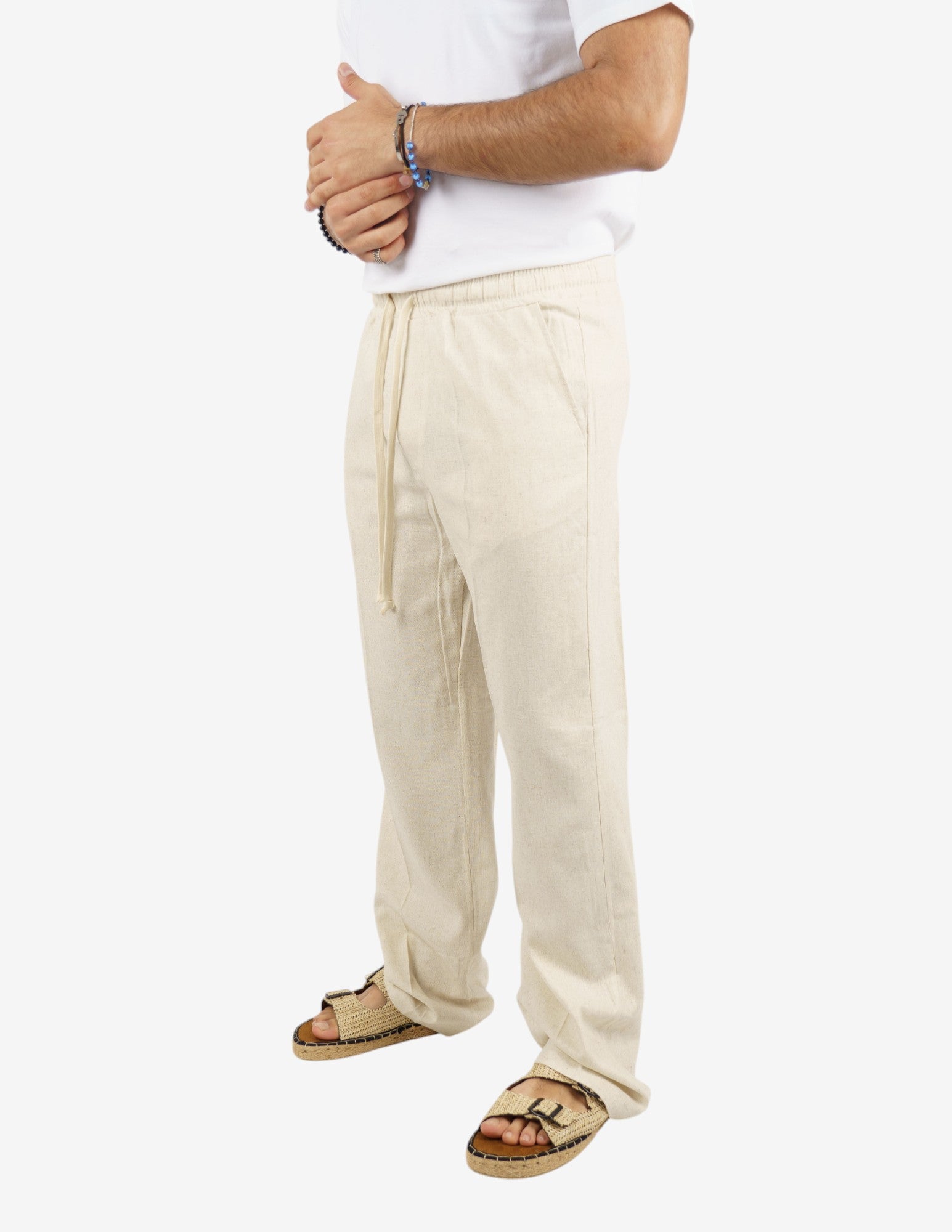 pantalaccio fondo largo in lino