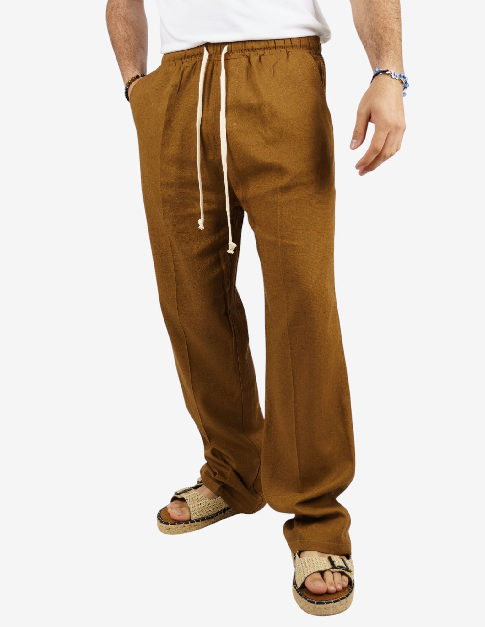 pantalaccio fondo largo in lino