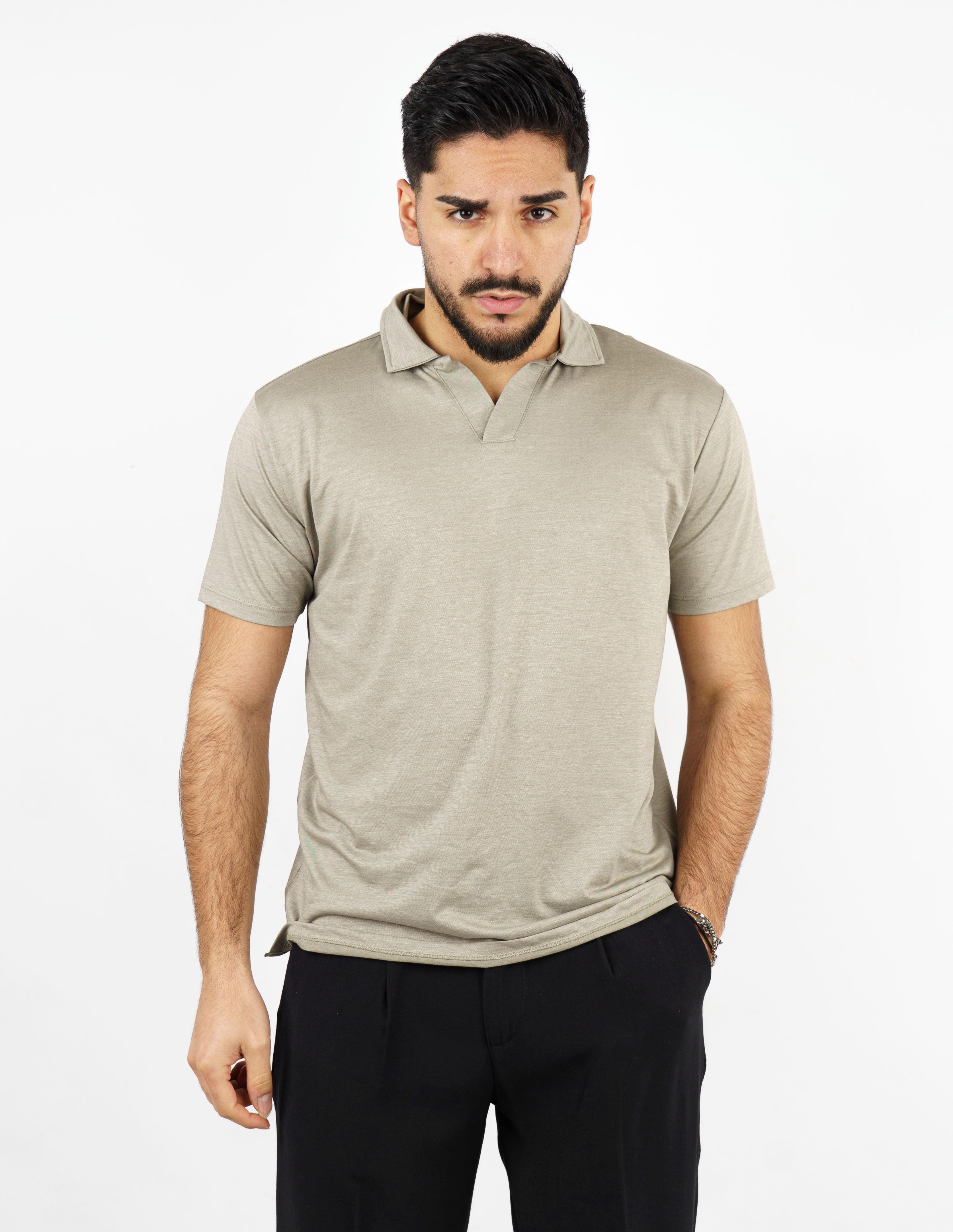 polo in tessuto micro piquet