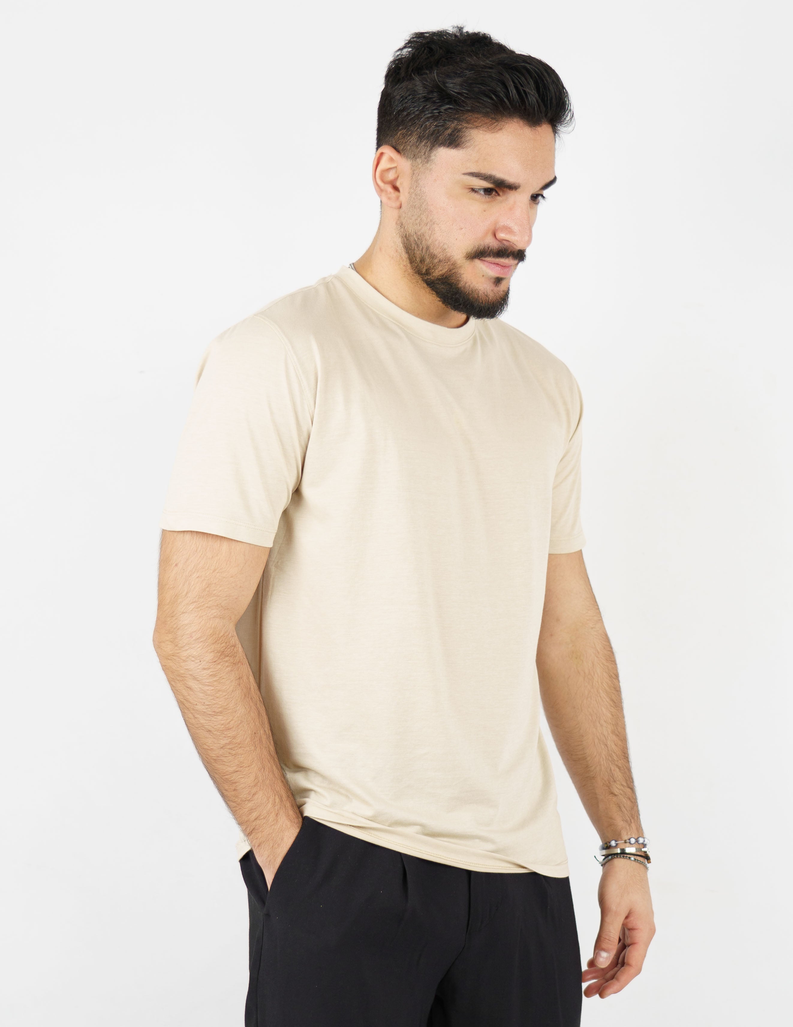 t-shirt tessuto micro piquet