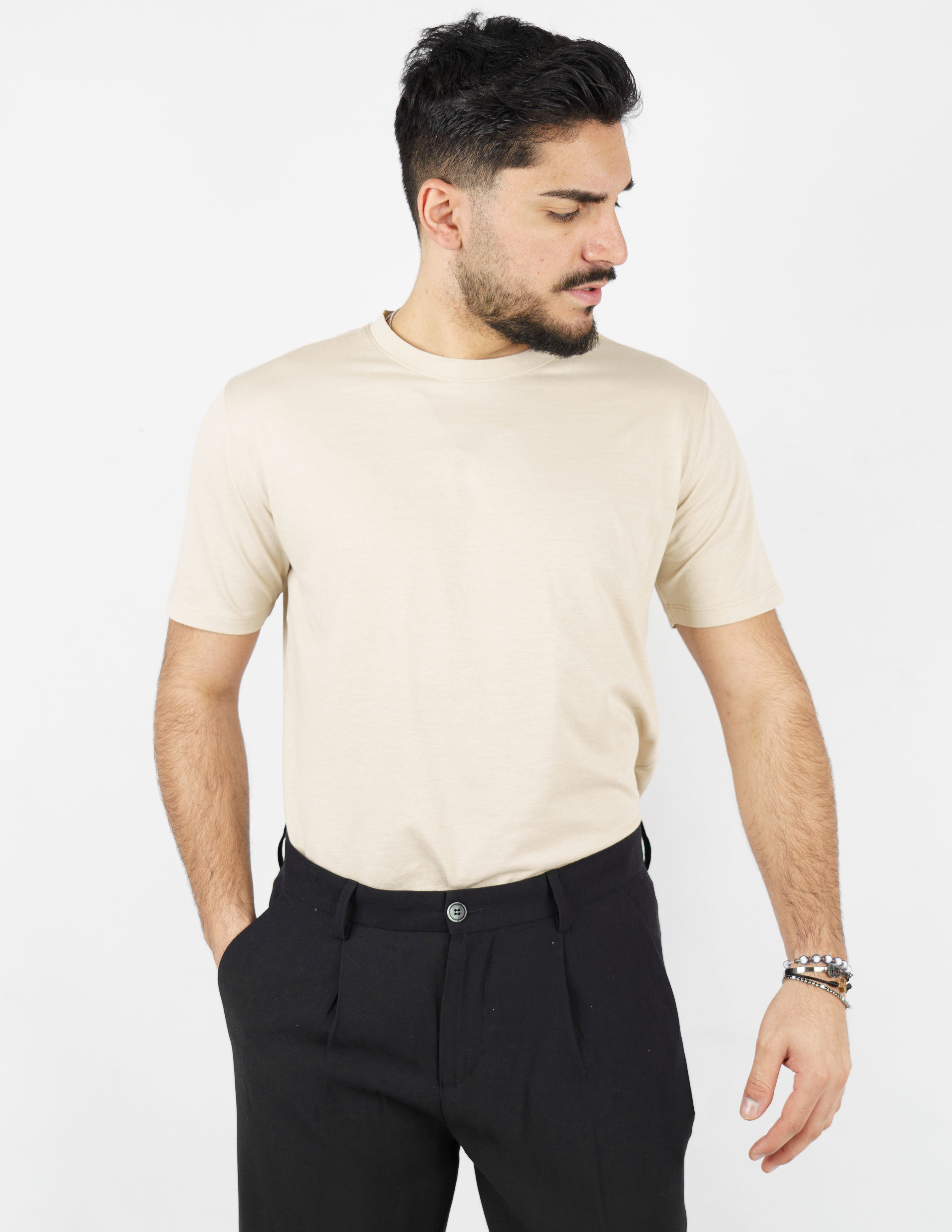 t-shirt tessuto micro piquet