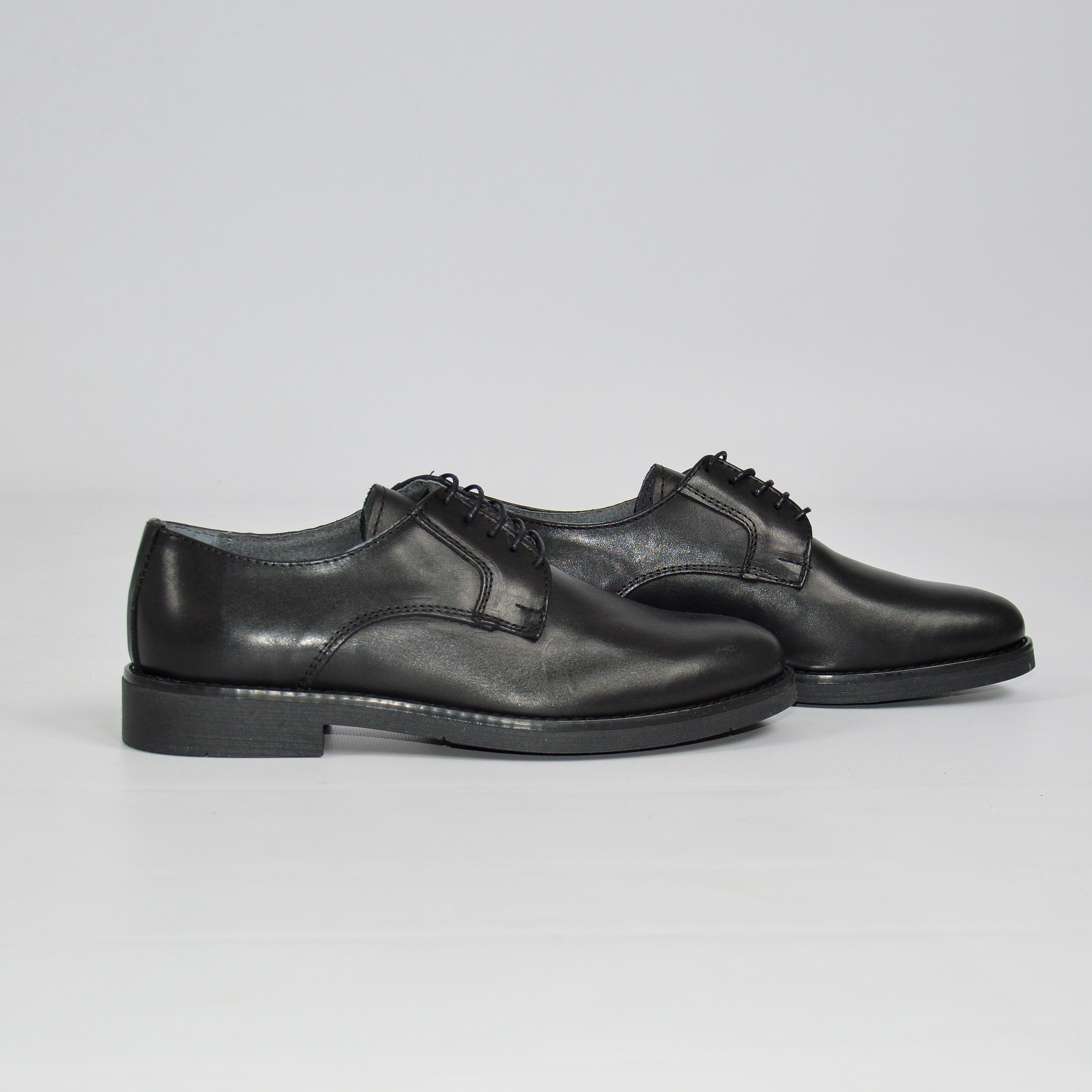 scarpa bassa in pelle nera