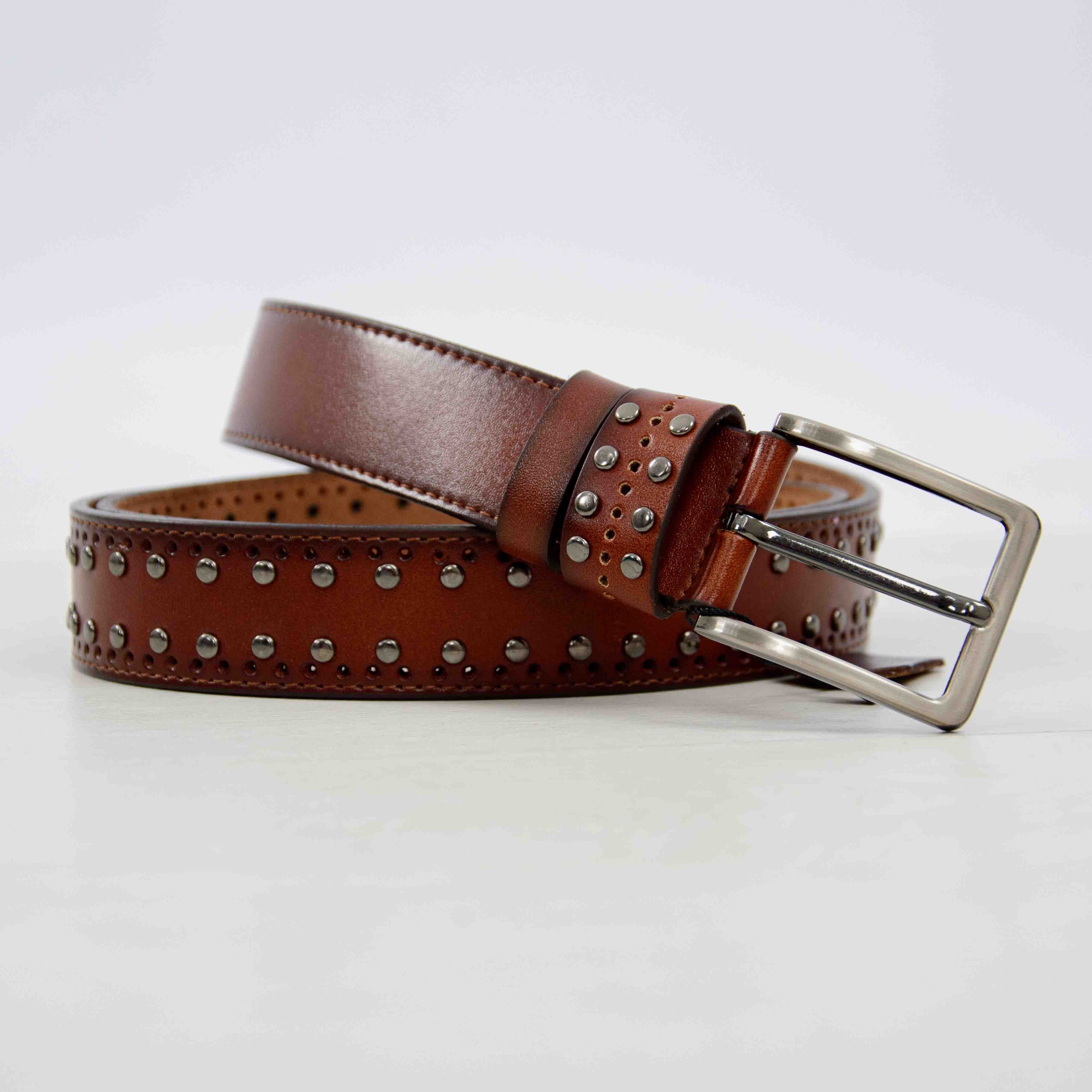 Italian Belts | Cintura marrone in pelle scamosciata per uomo Italian Belts | Cintura marrone in pelle scamosciata per uomo
