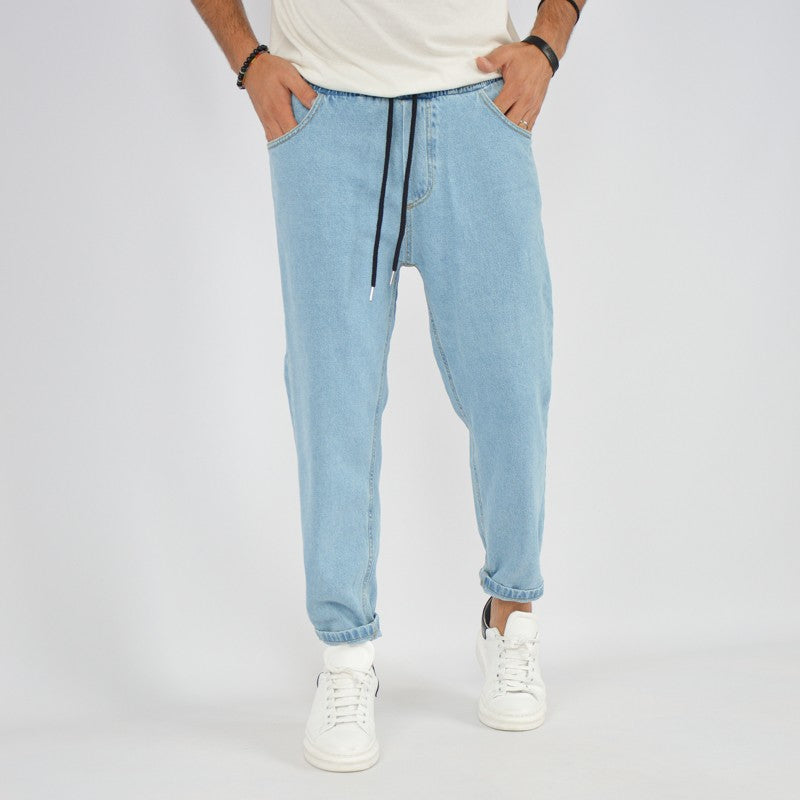 jeans uomo elastico lavaggio medio