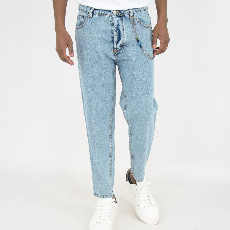 jeans uomo denim effetto marmo