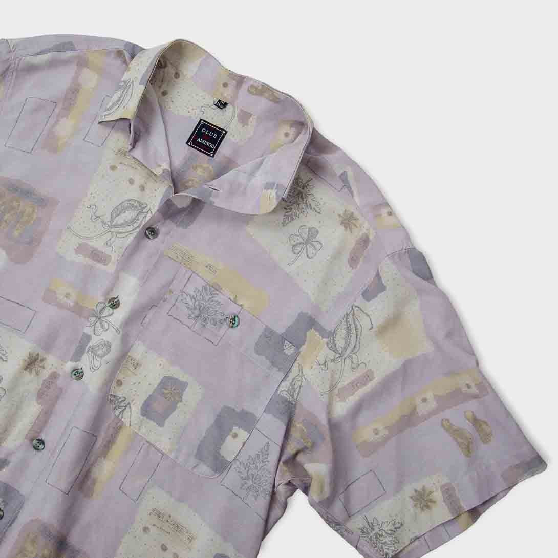 camicia uomo manica corta vintage