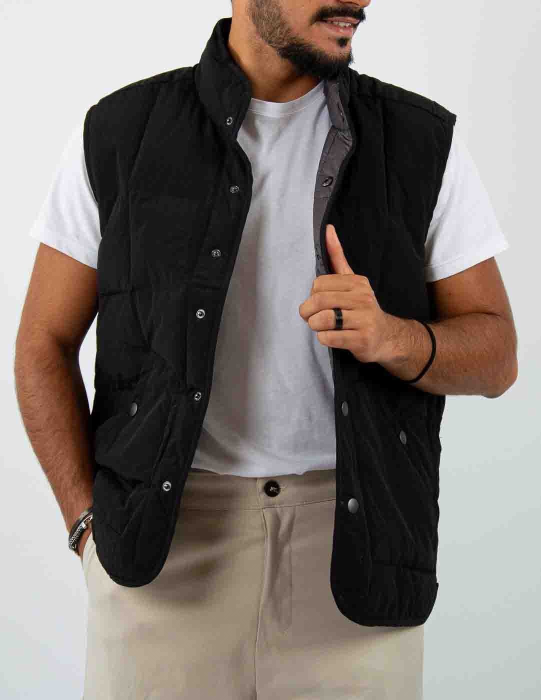 gilet uomo imbottito senza maniche