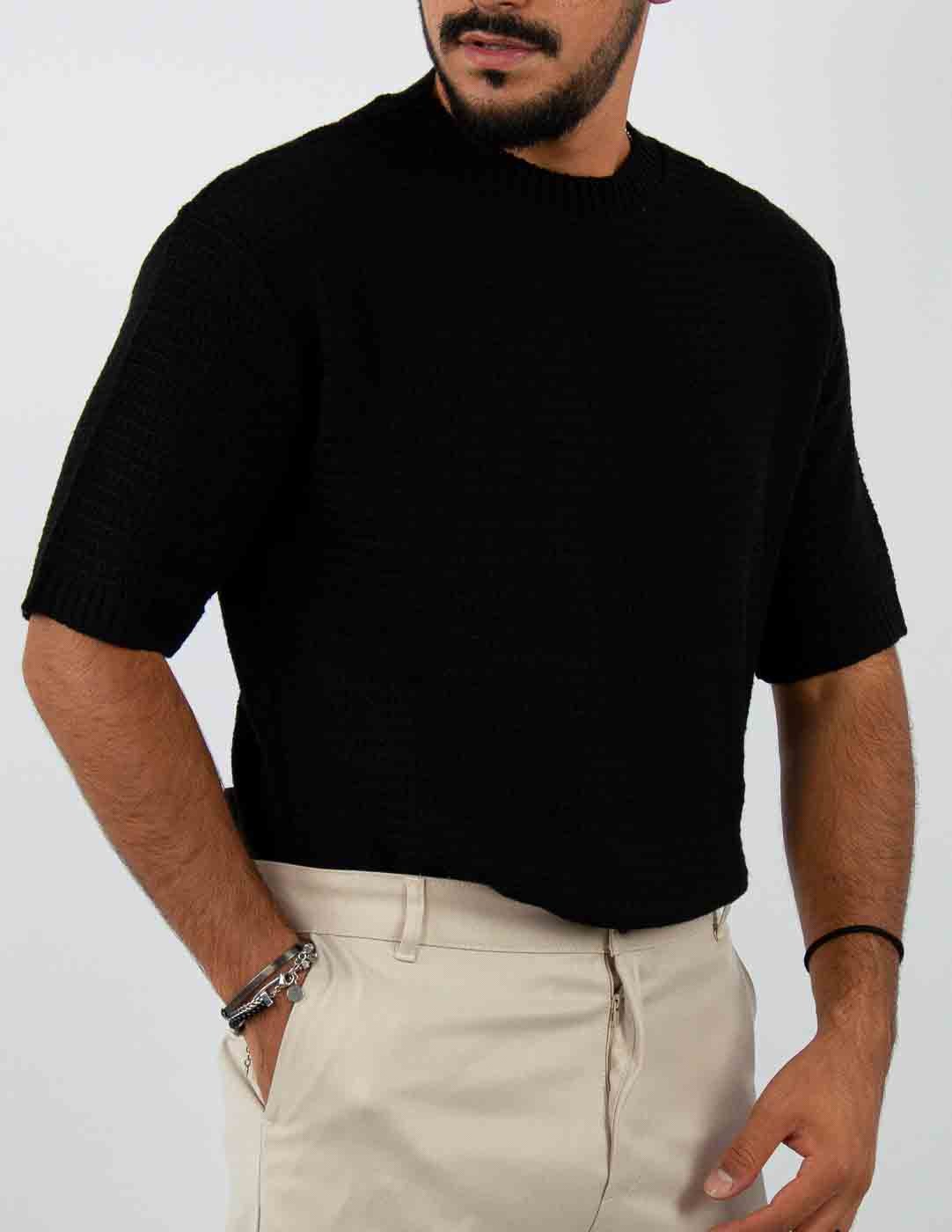 t-shirt uomo crochet