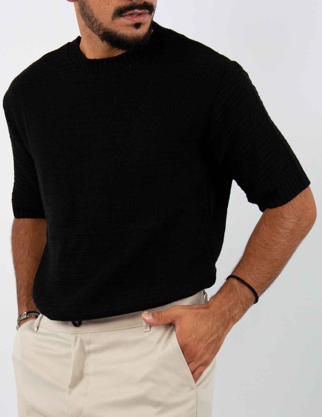 t-shirt uomo crochet
