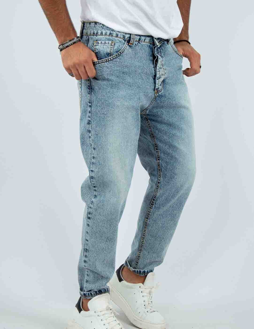 jeans uomo denim slavato