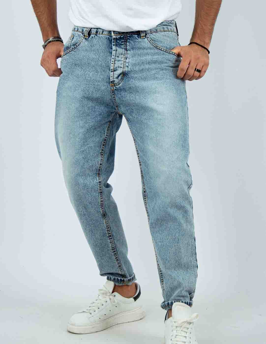 jeans uomo denim slavato