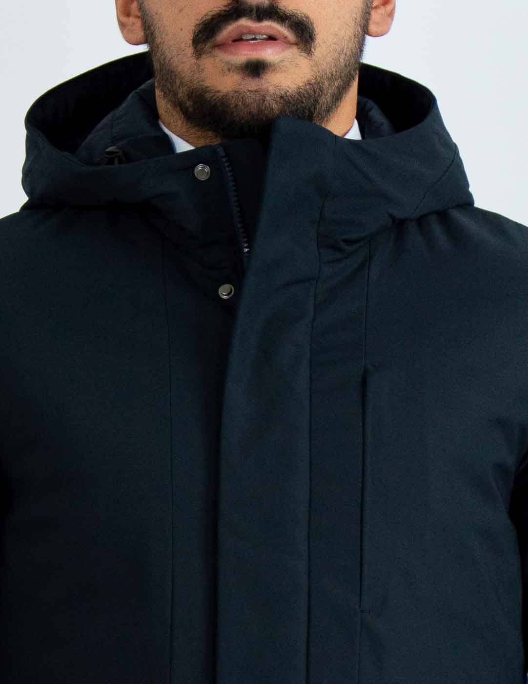 giubbino uomo parka impermeabile