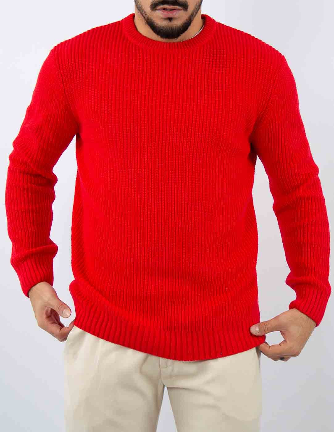 MAGLIONE GIROCOLLO  MAGLIA INGLESE