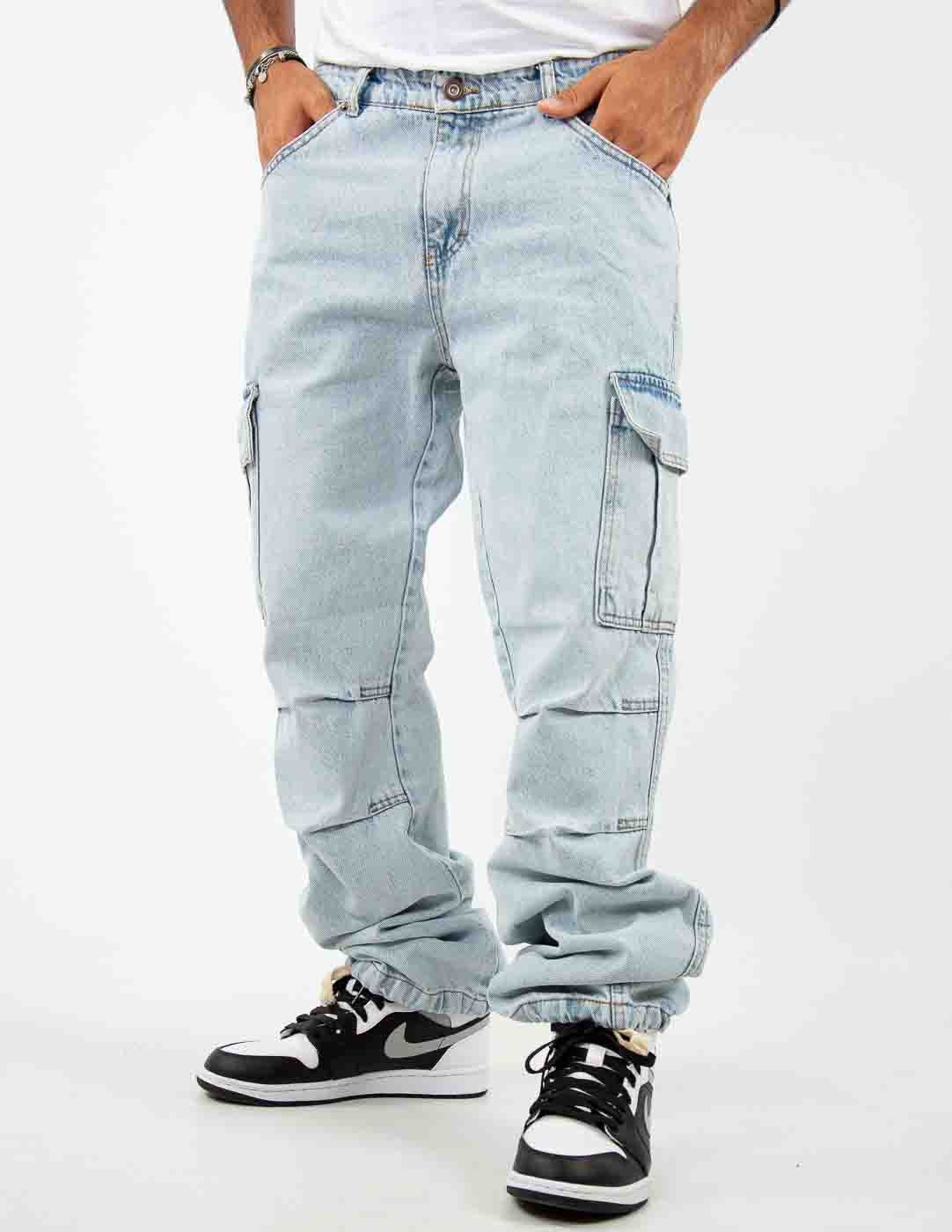 jeans uomo cargo tasconi